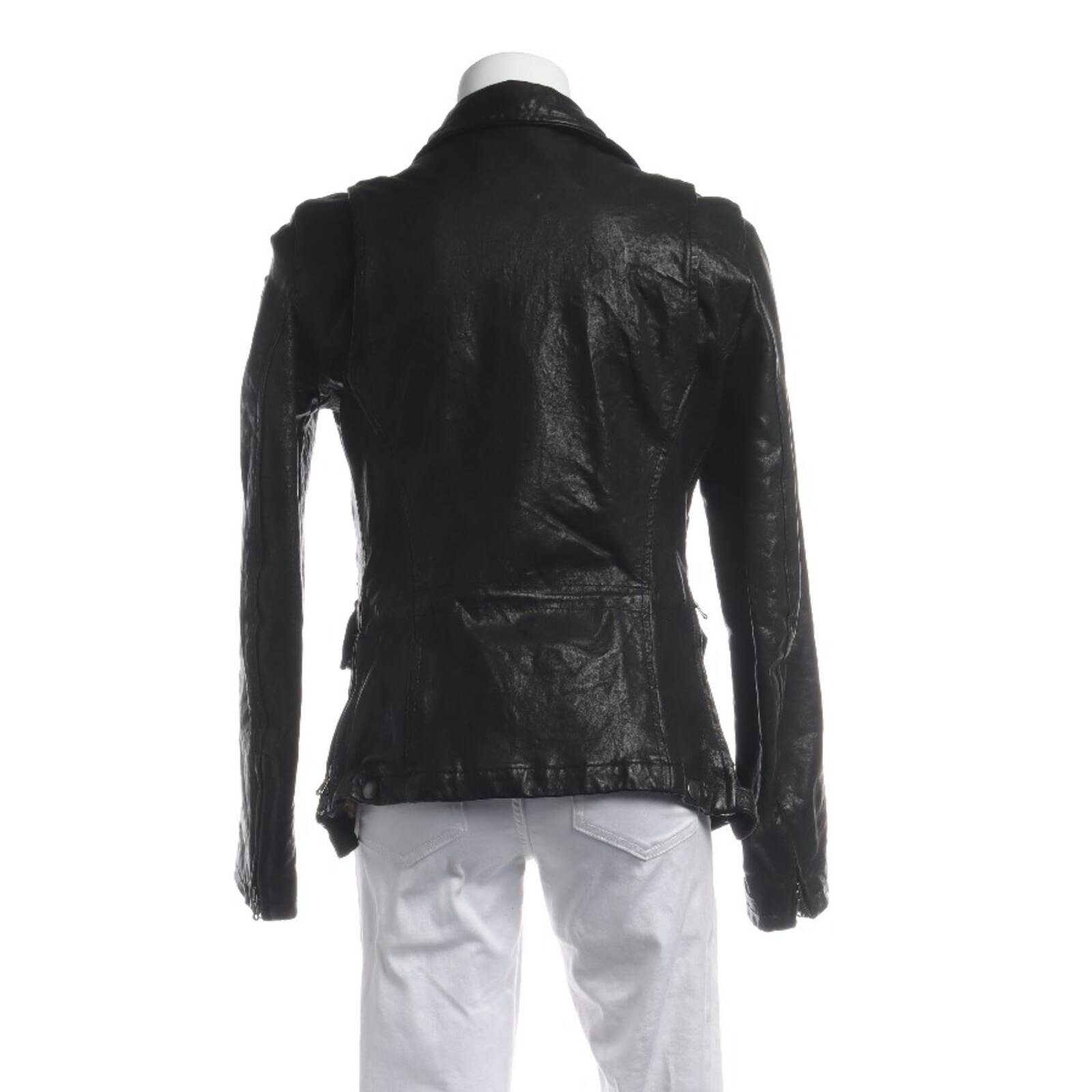 Image 4 of LeatherJacket M Black in color Black | Vite EnVogue