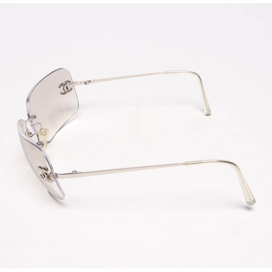 Image 2 of 40170-D Sunglasses Silver in color Metallic | Vite EnVogue