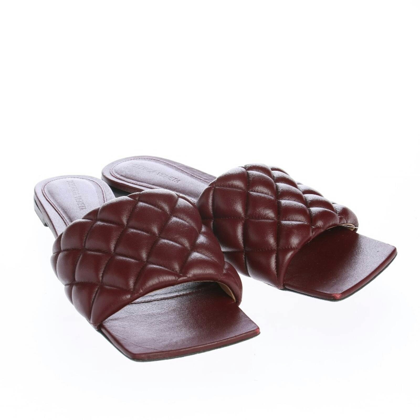 Image 1 of Padded Sandals EUR 39.5 Bordeaux in color Red | Vite EnVogue