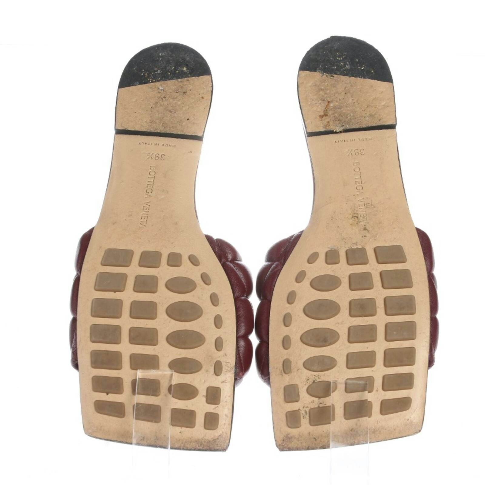 Image 3 of Padded Sandals EUR 39.5 Bordeaux in color Red | Vite EnVogue