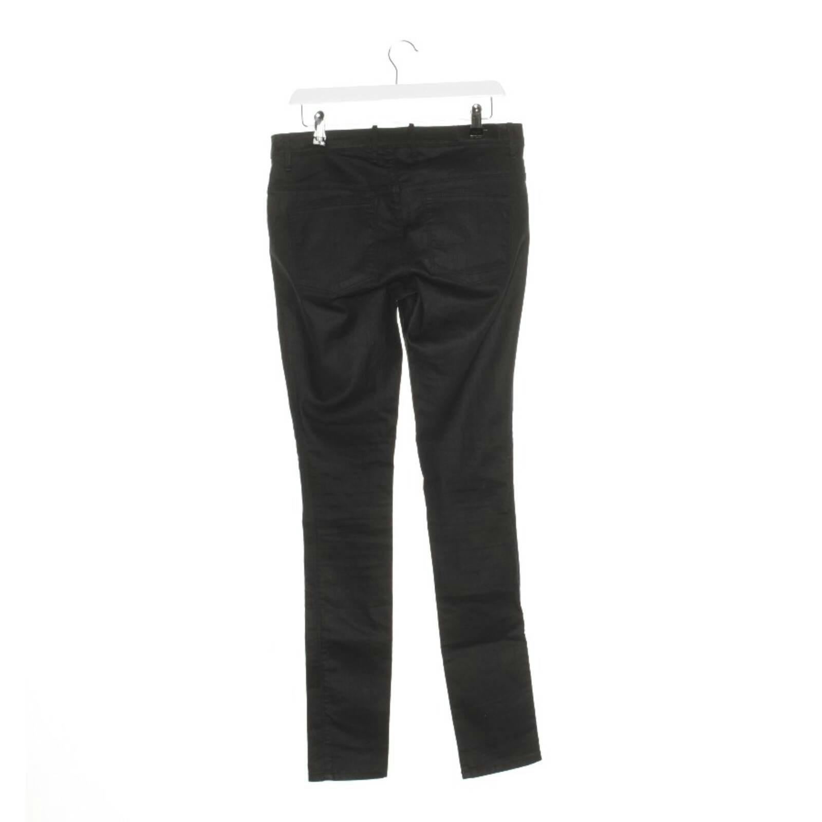 Image 2 of Pants 40 Black in color Black | Vite EnVogue