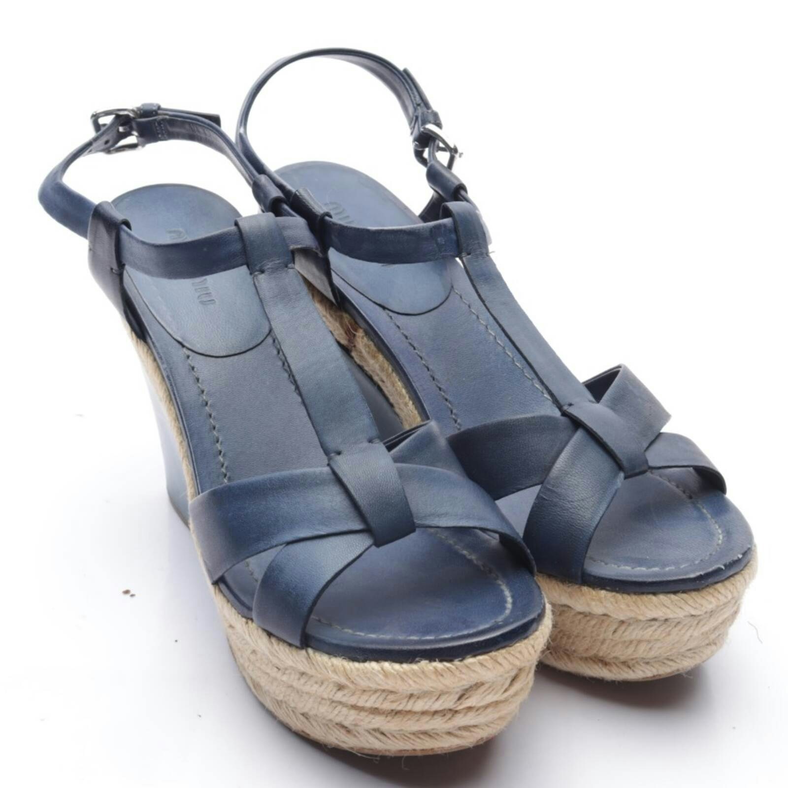 Image 1 of Wedges EUR 39 Navy in color Blue | Vite EnVogue