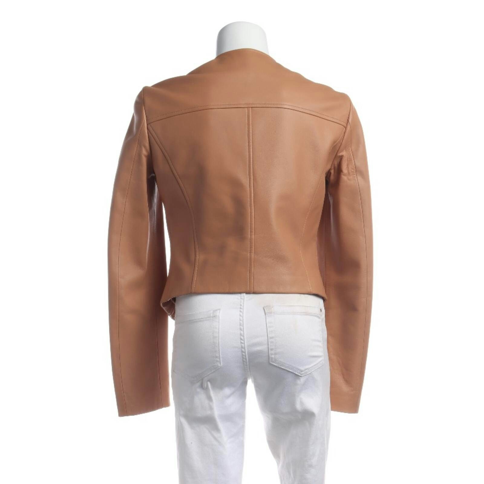 Image 2 of LeatherJacket 36 Light Brown in color Brown | Vite EnVogue