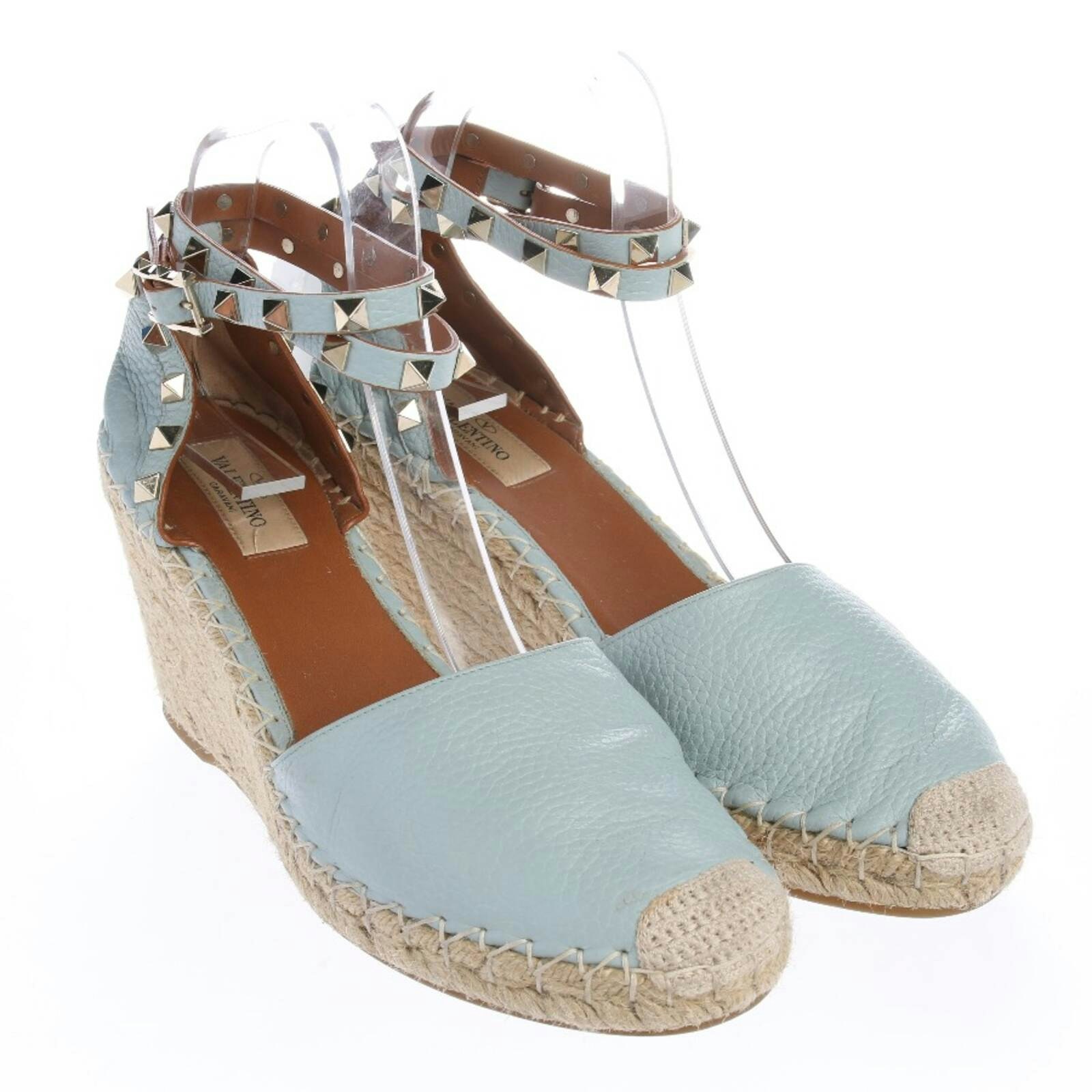 Image 1 of Rockstud Wedges EUR 40 Light Blue in color Blue | Vite EnVogue