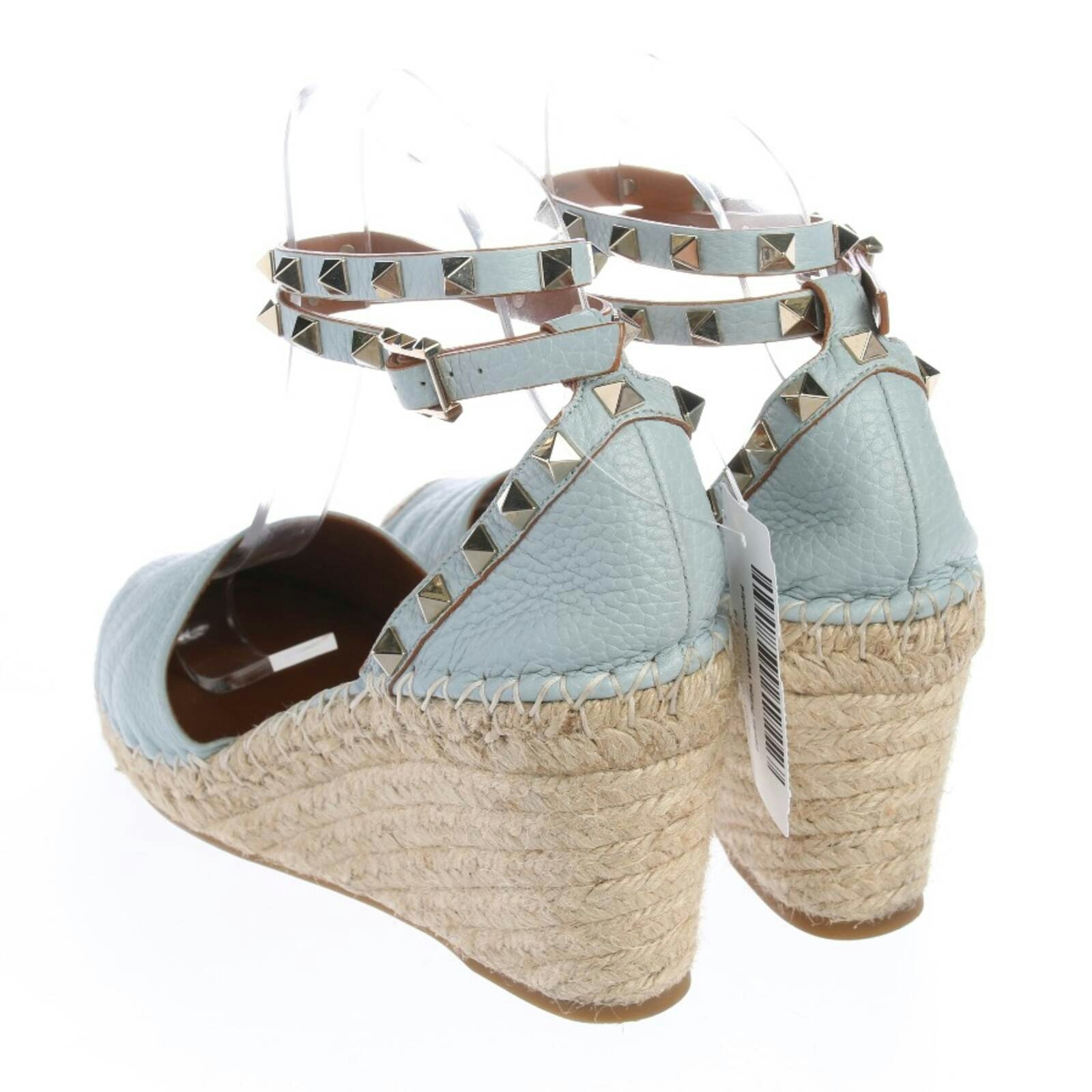 Image 2 of Rockstud Wedges EUR 40 Light Blue in color Blue | Vite EnVogue