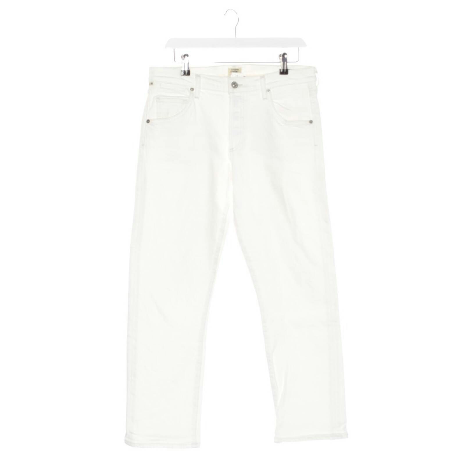 Image 1 of Straight Fit Jeans W28 White in color White | Vite EnVogue