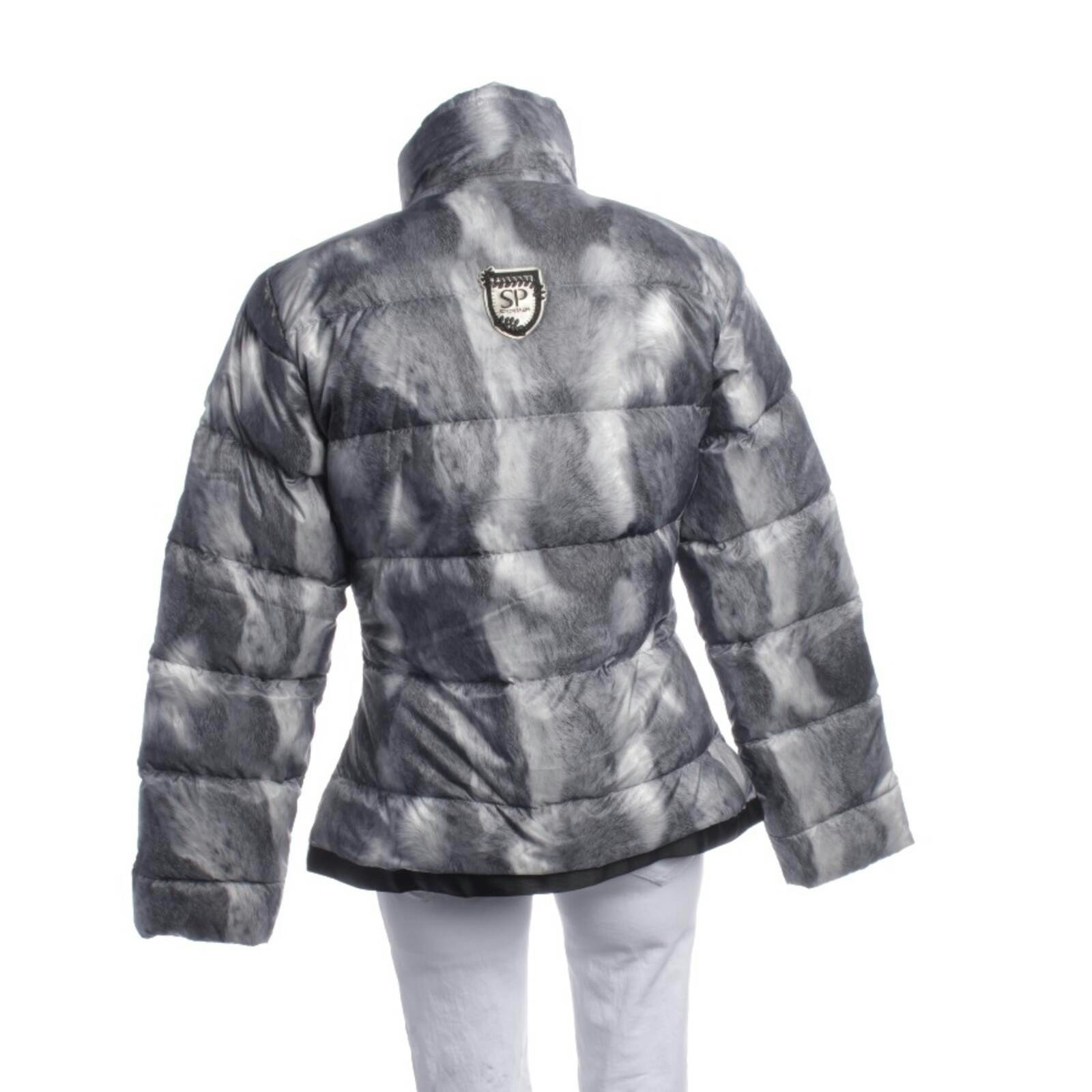 Image 2 of Mid-Season Jacket 38 Gray in color Gray | Vite EnVogue