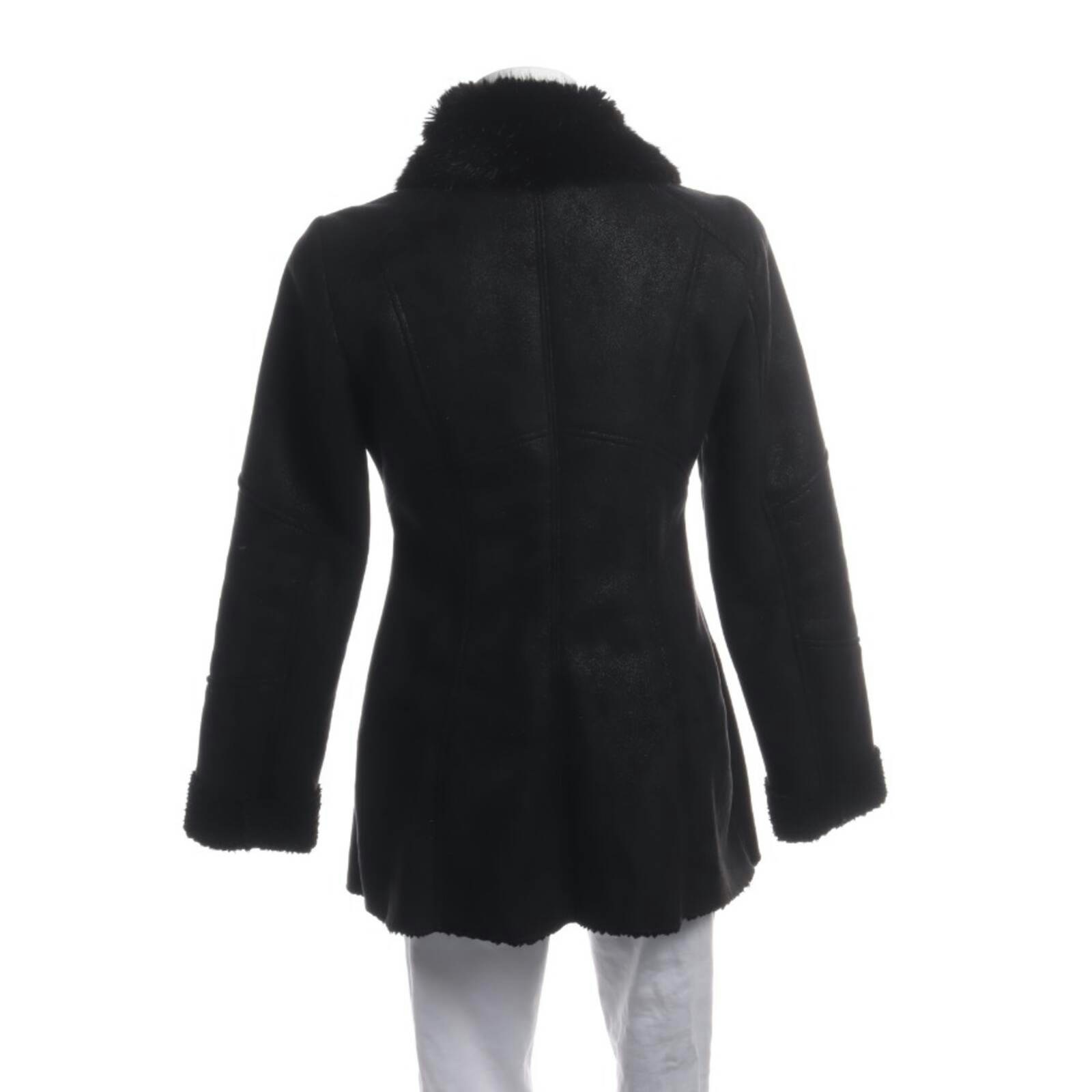 Image 2 of Mid-Season Coat 34 Black in color Black | Vite EnVogue