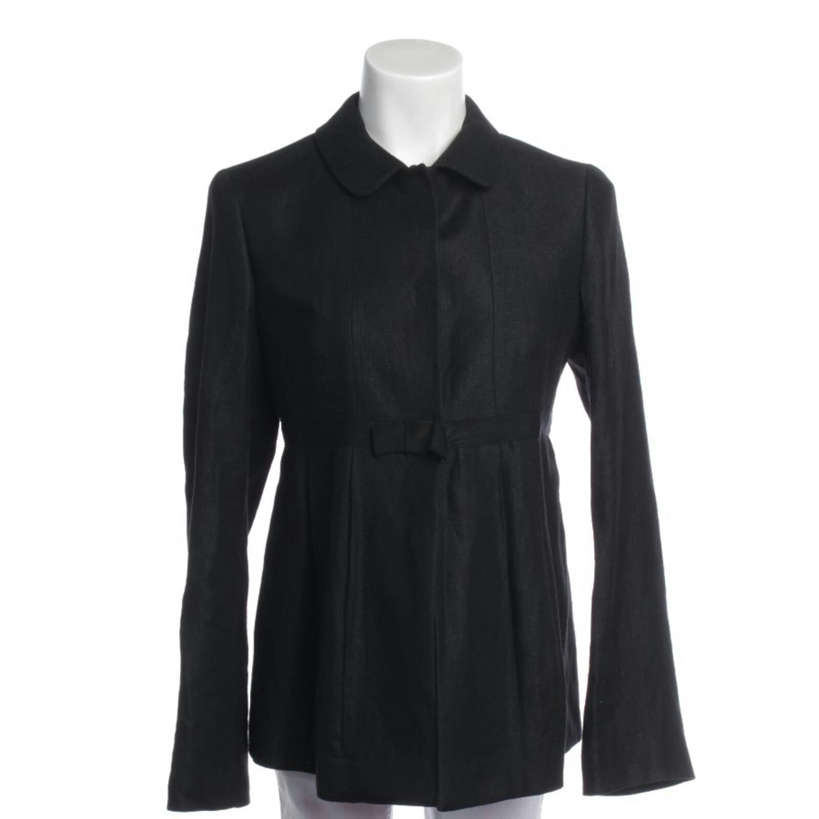 Image 1 of Mid-Season Coat 38 Black in color Black | Vite EnVogue