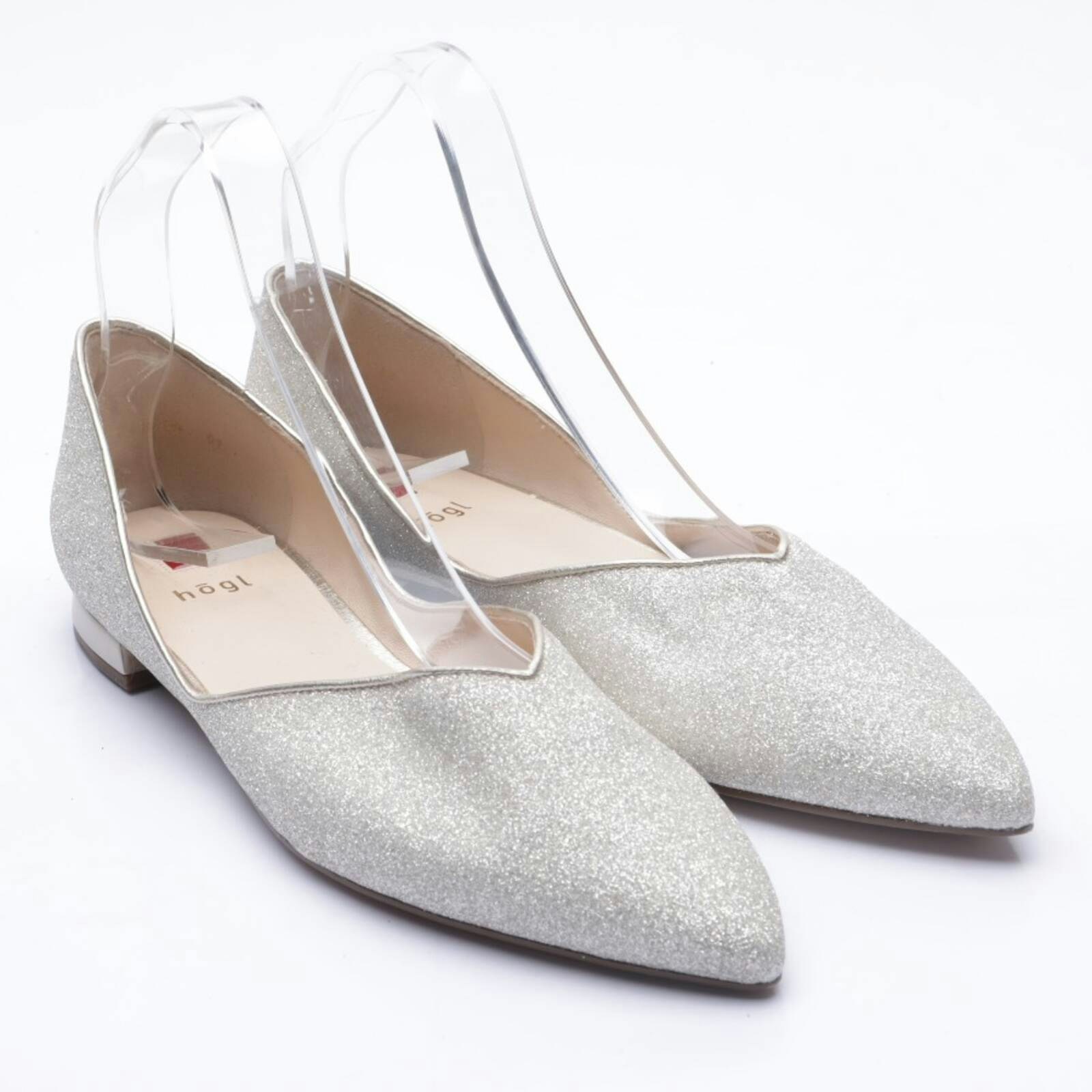 Image 1 of Ballet Flats EUR 37.5 Silver in color Metallic | Vite EnVogue