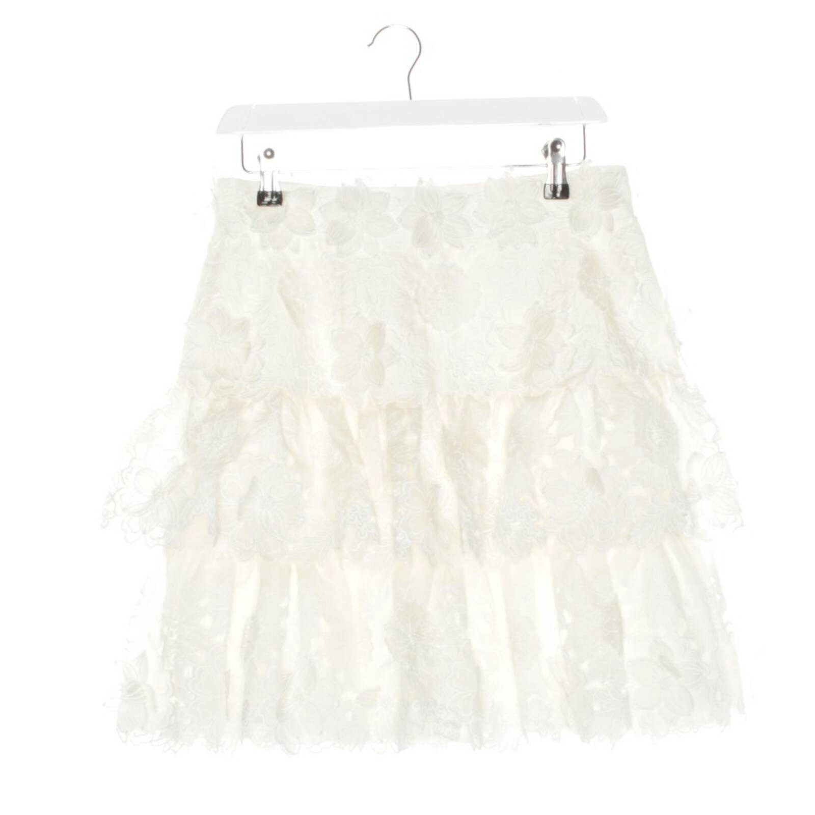 Image 1 of Skirt 38 White in color White | Vite EnVogue