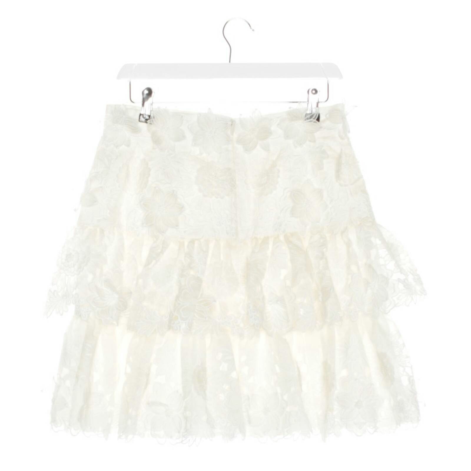 Image 2 of Skirt 38 White in color White | Vite EnVogue