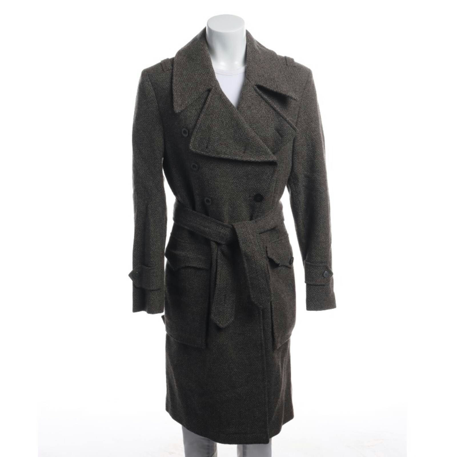 Image 1 of Mid-Season Coat 38 Gray in color Gray | Vite EnVogue