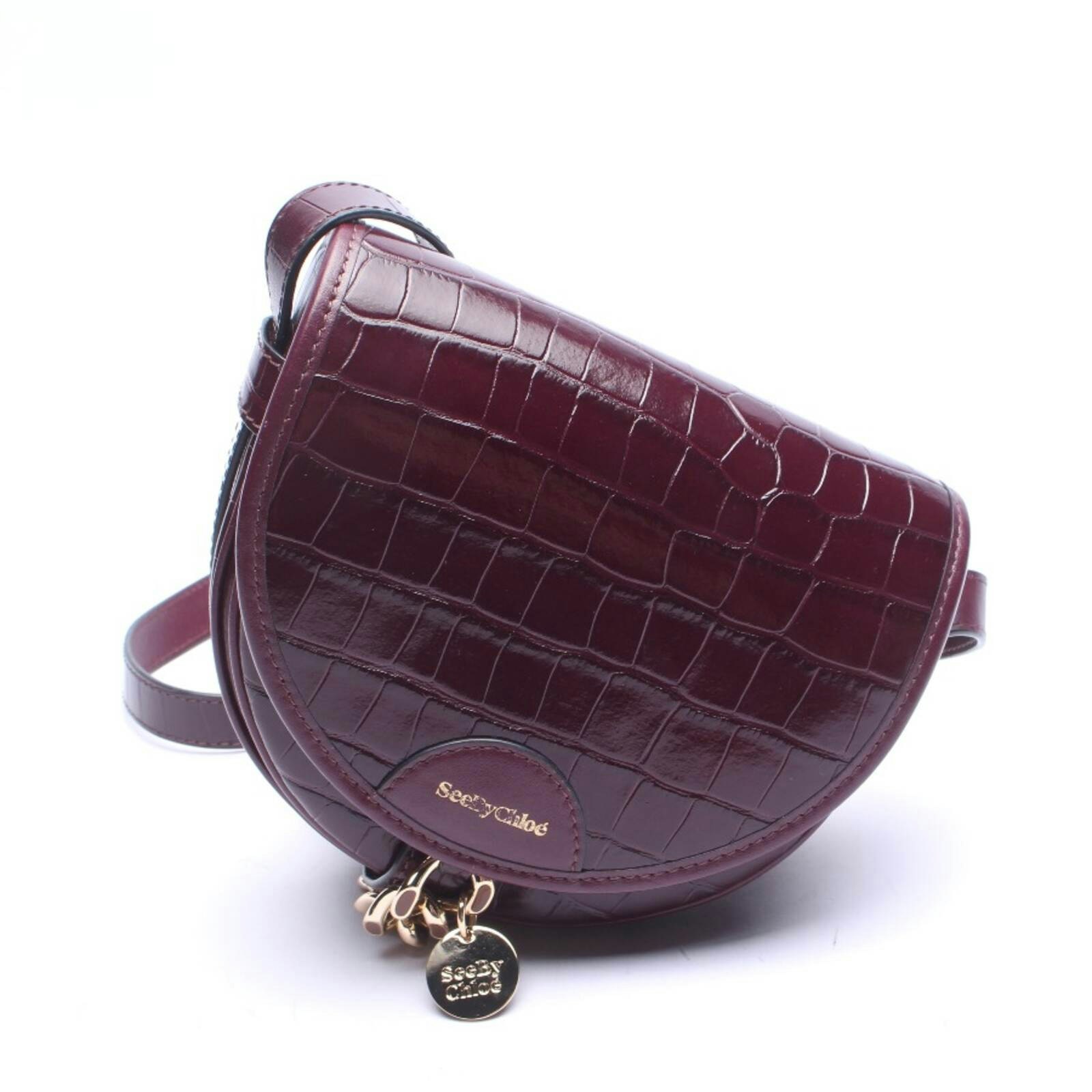 Image 1 of Mara Shoulder Bag Bordeaux in color Red | Vite EnVogue