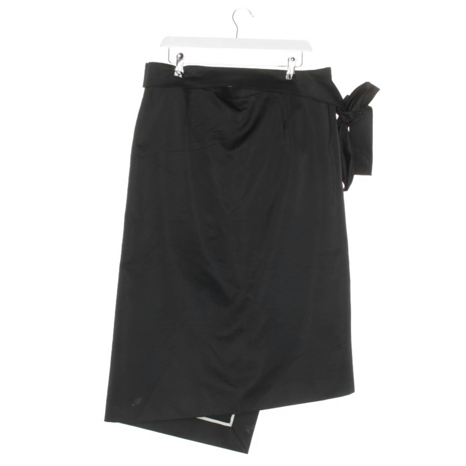 Image 2 of Skirt 42 Black in color Black | Vite EnVogue