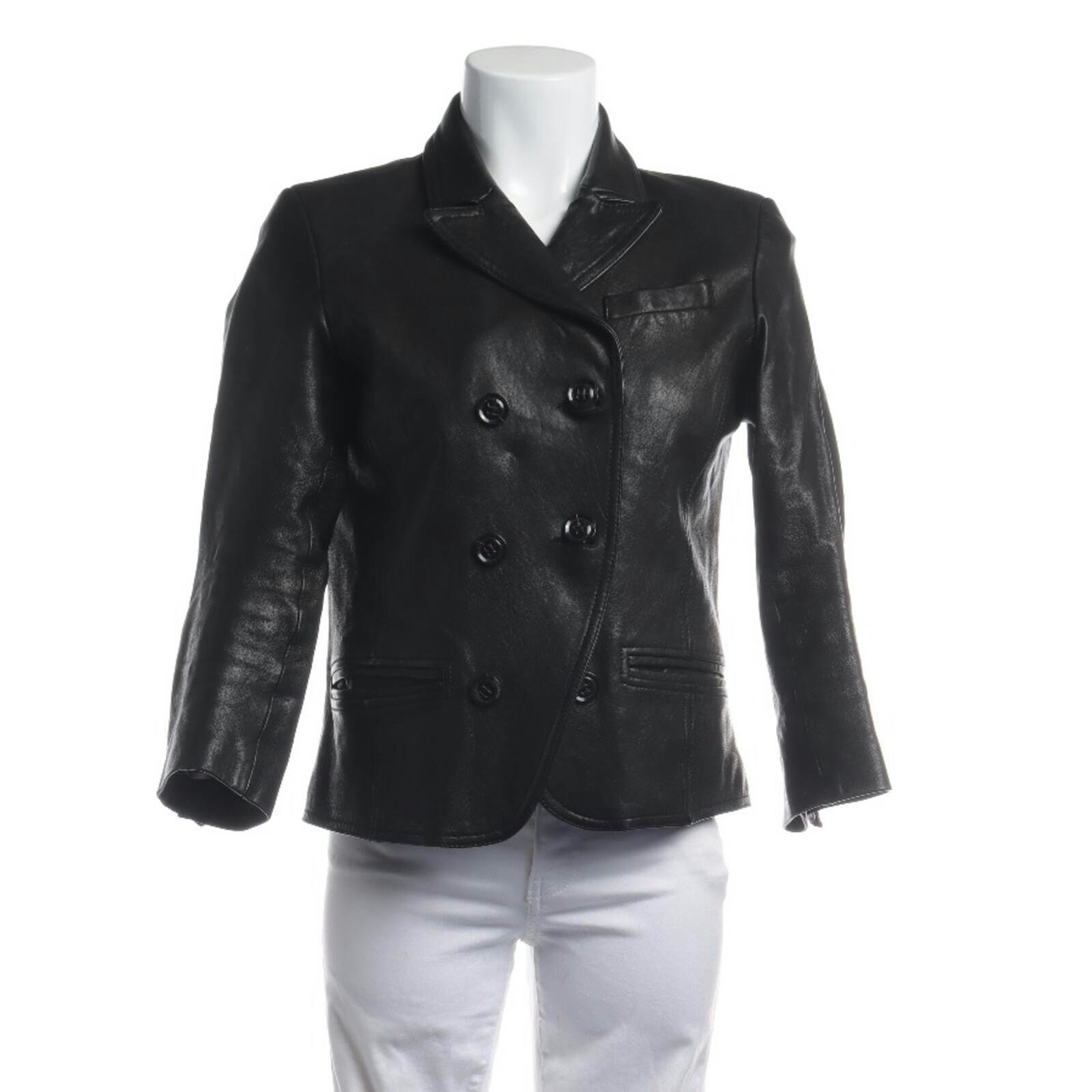 Image 1 of LeatherJacket 38 Black in color Black | Vite EnVogue