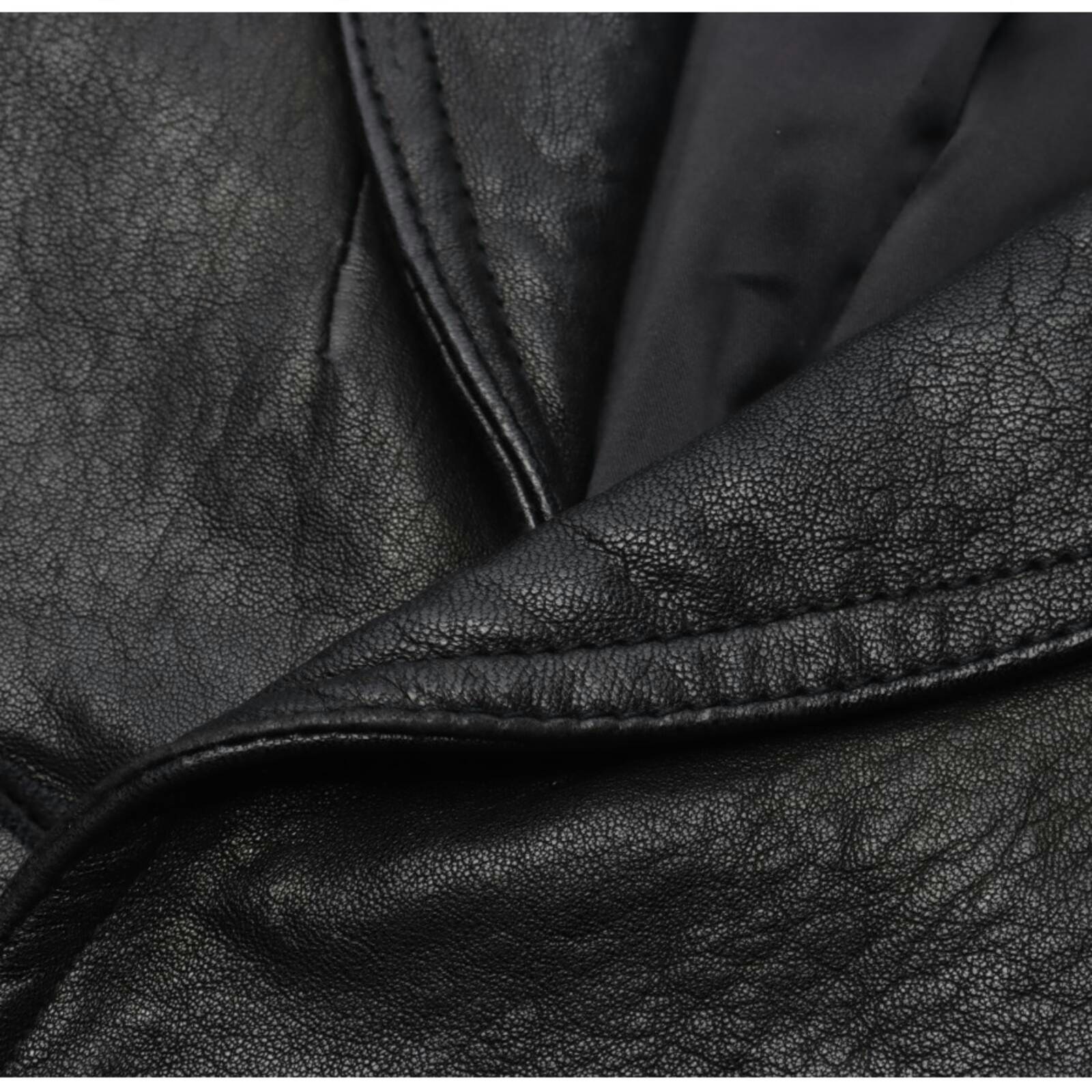 Image 3 of LeatherJacket 38 Black in color Black | Vite EnVogue