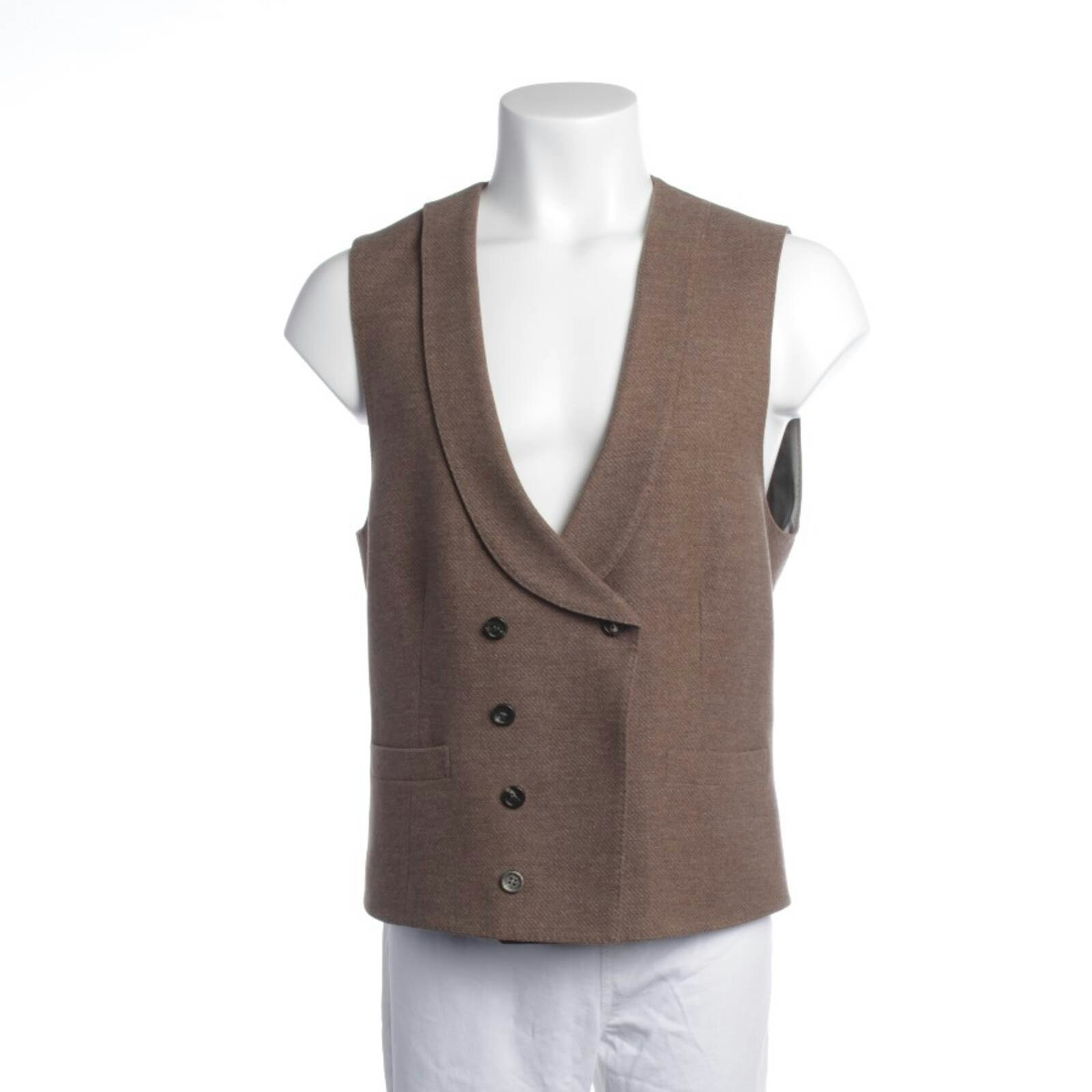 Image 1 of Vest 52 Brown in color Brown | Vite EnVogue