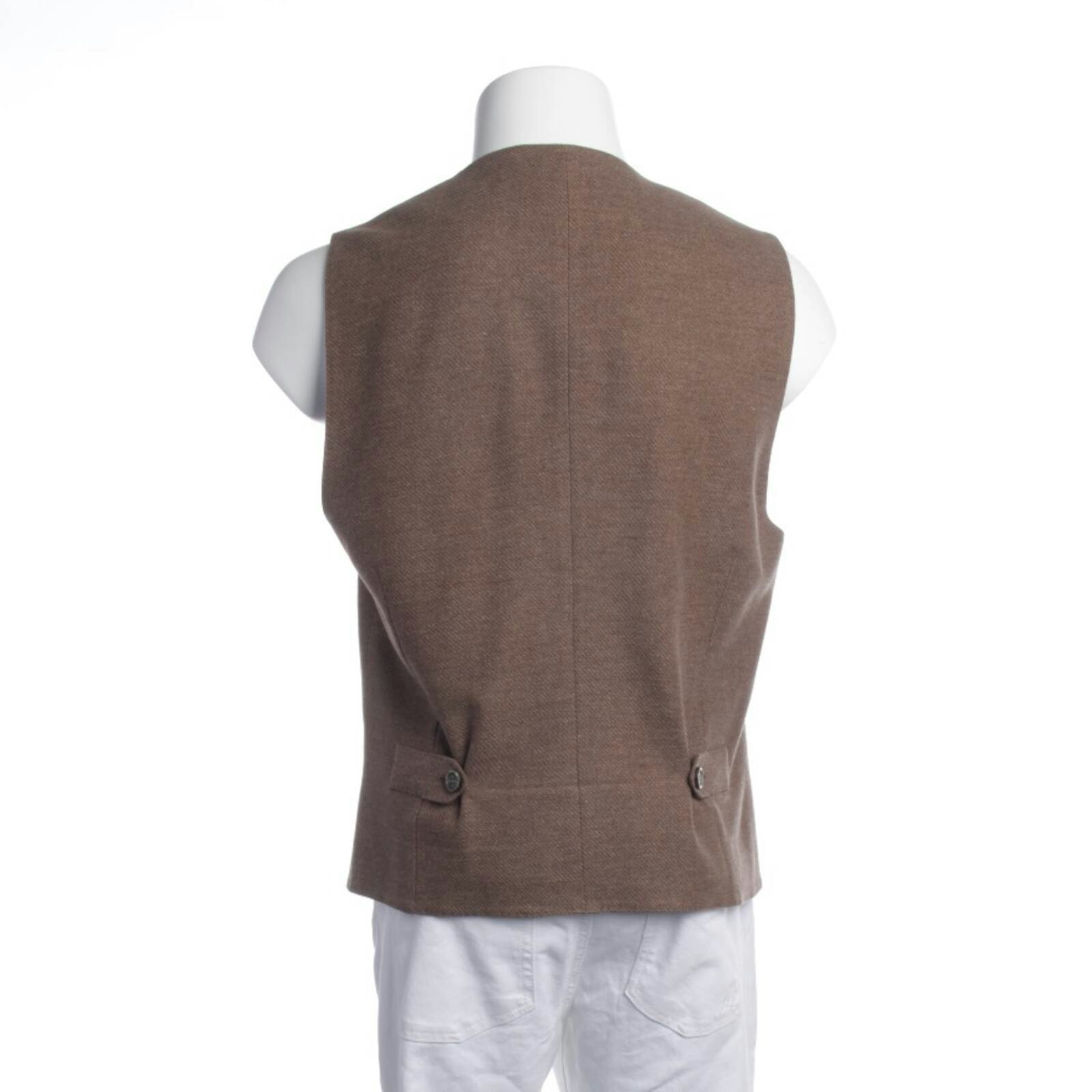 Image 2 of Vest 52 Brown in color Brown | Vite EnVogue