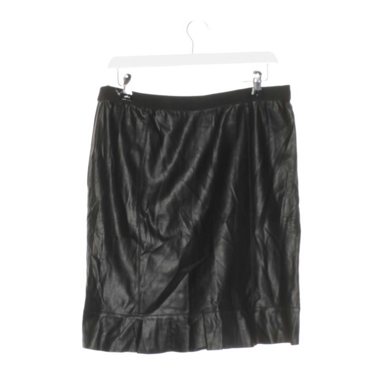 Image 2 of Skirt 42 Black in color Black | Vite EnVogue