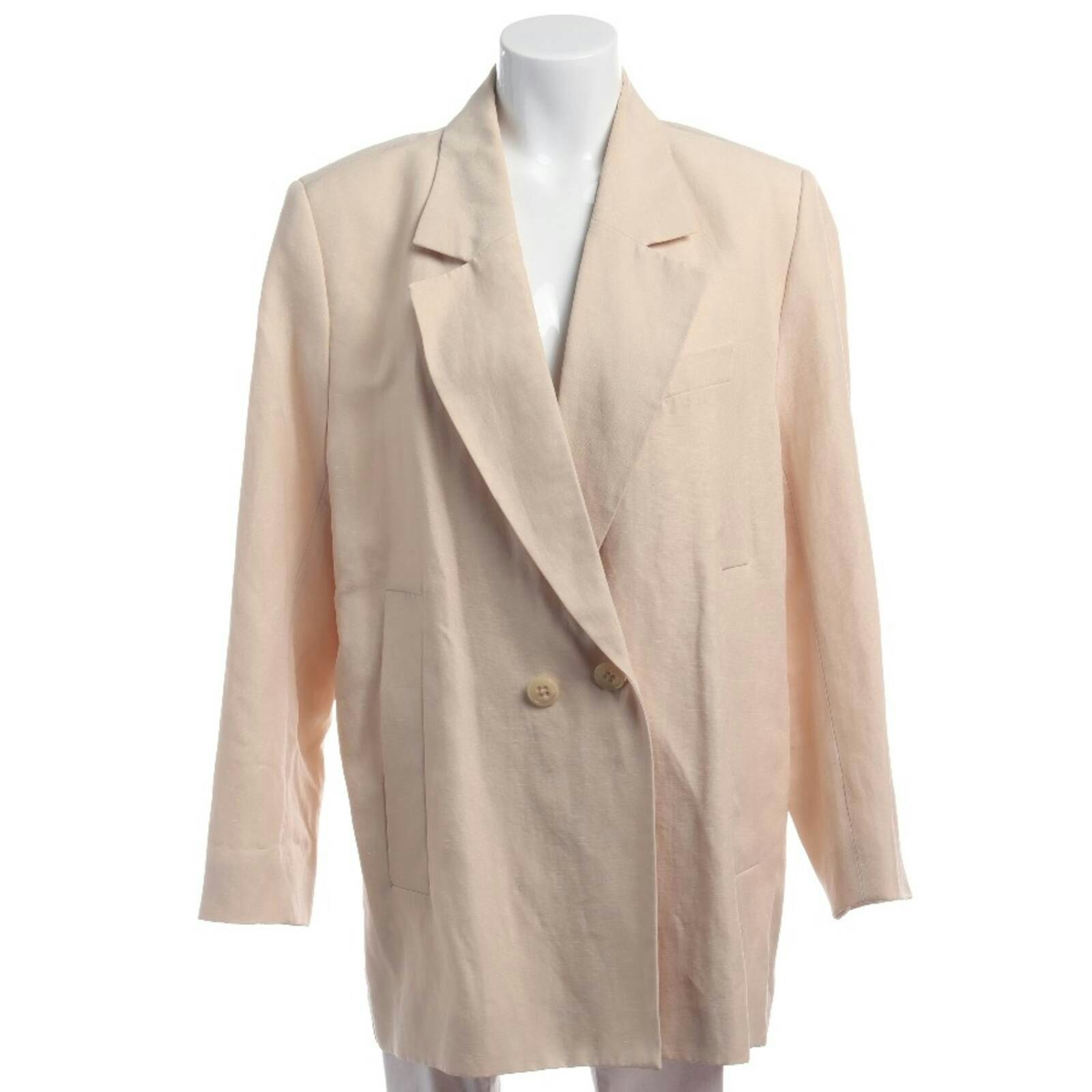 Image 1 of Blazer L Beige in color White | Vite EnVogue