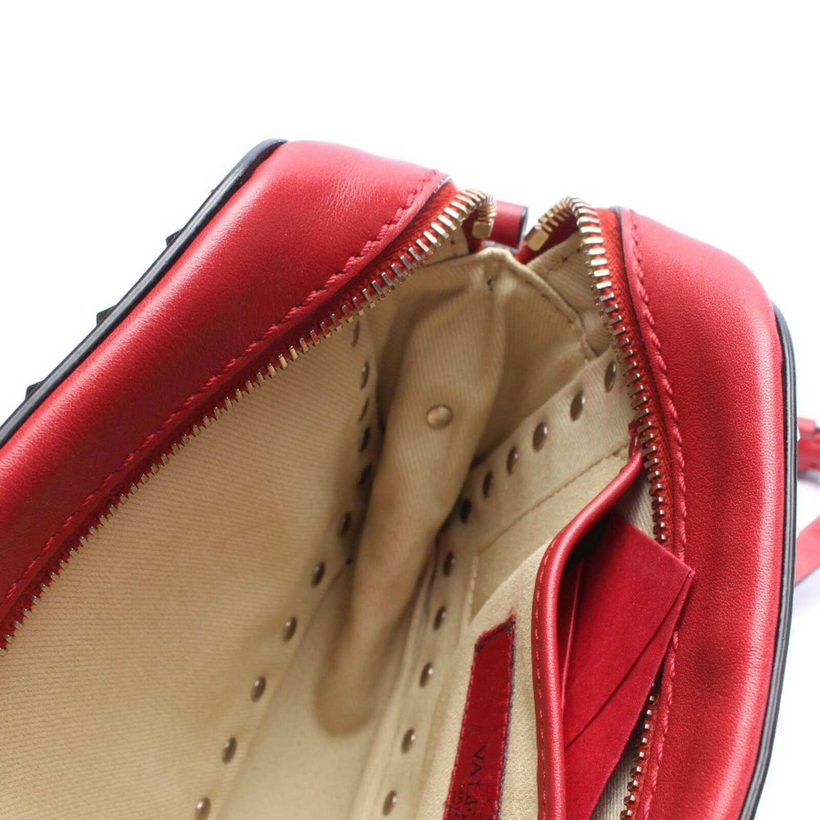 Image 4 of Rockstud Cross Body Bag Red in color Red | Vite EnVogue