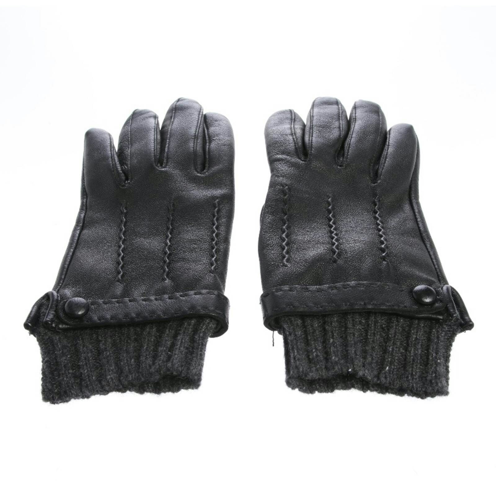 Image 1 of Leather Gloves Black in color Black | Vite EnVogue