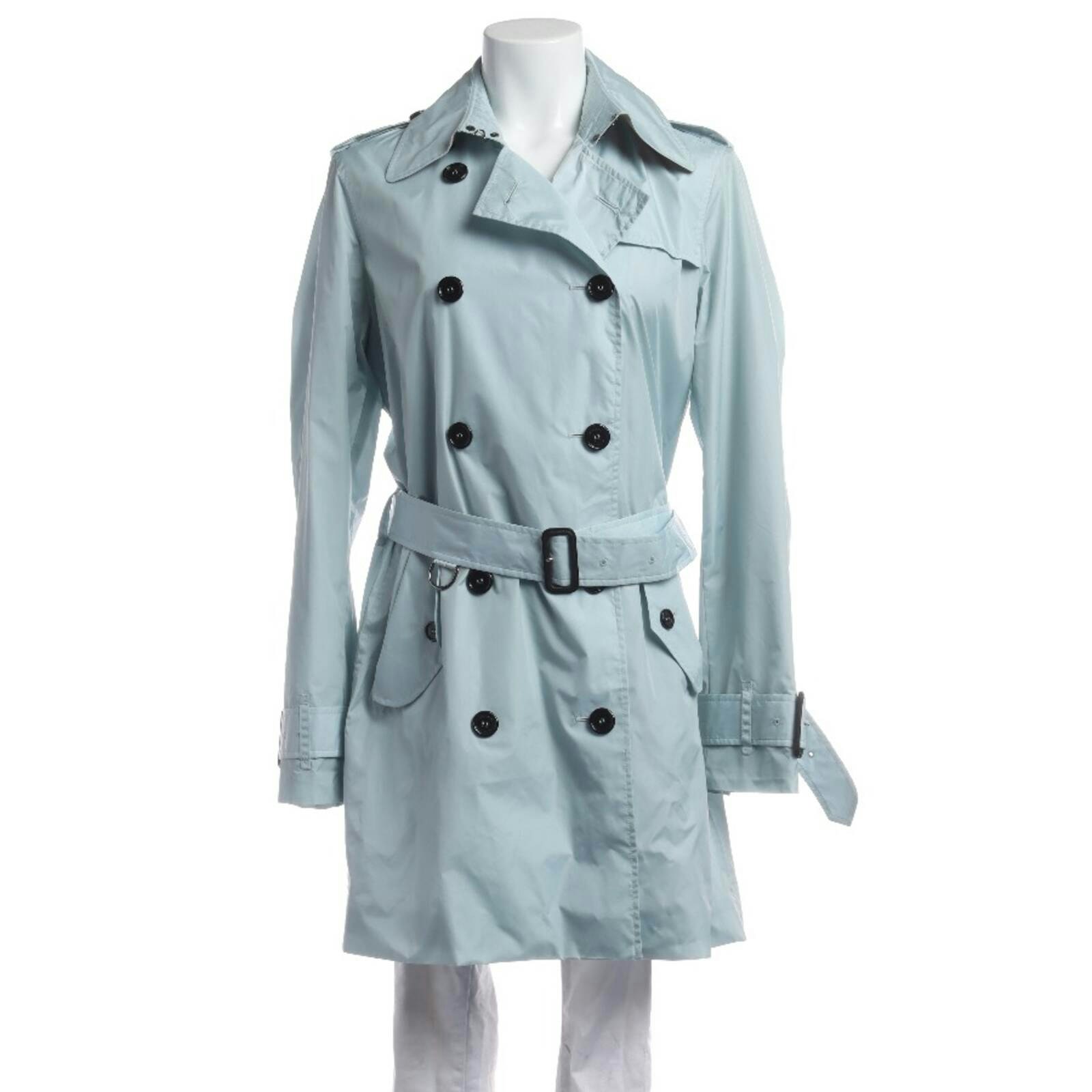 Image 1 of Trench Coat 40 Light Blue in color Blue | Vite EnVogue