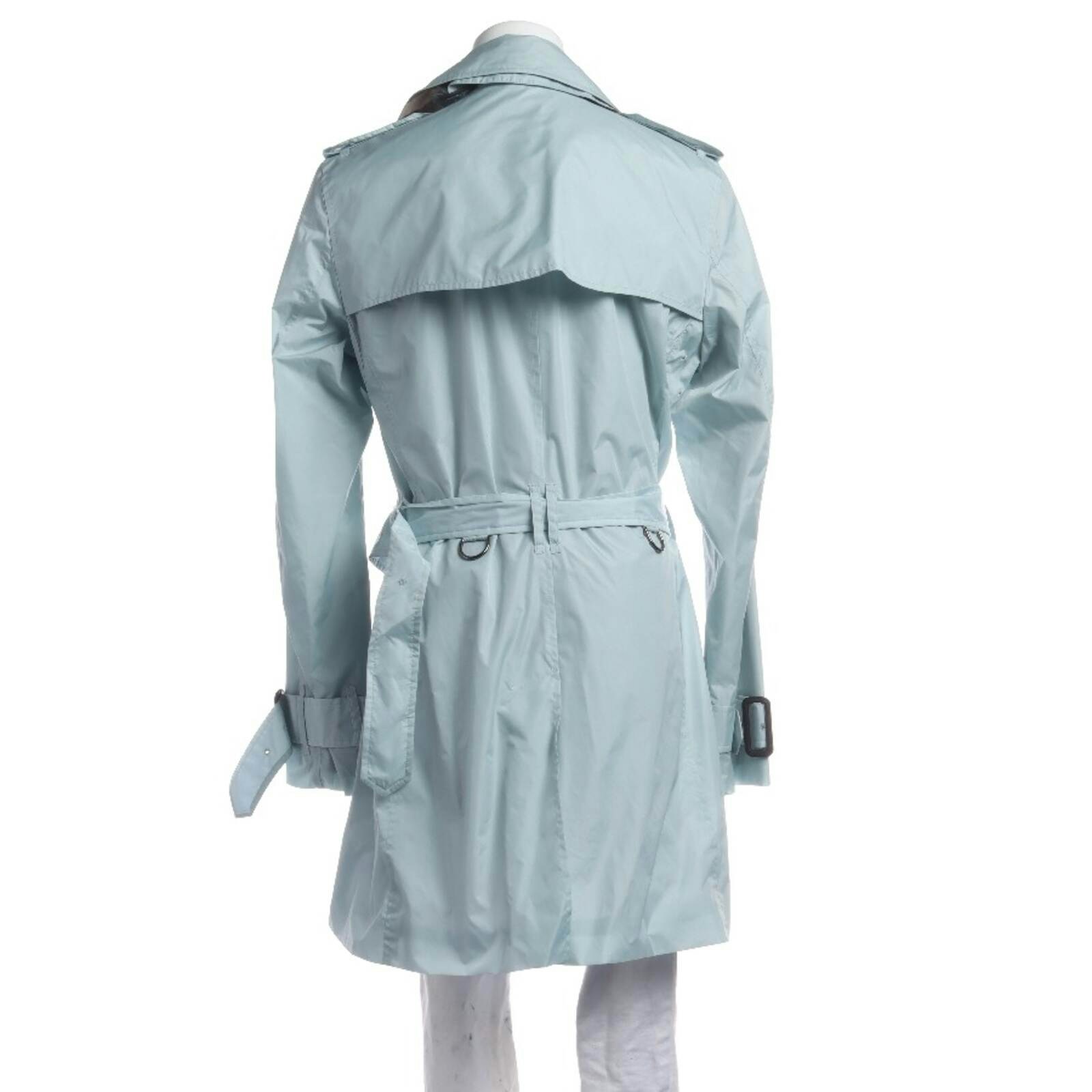 Image 2 of Trench Coat 40 Light Blue in color Blue | Vite EnVogue