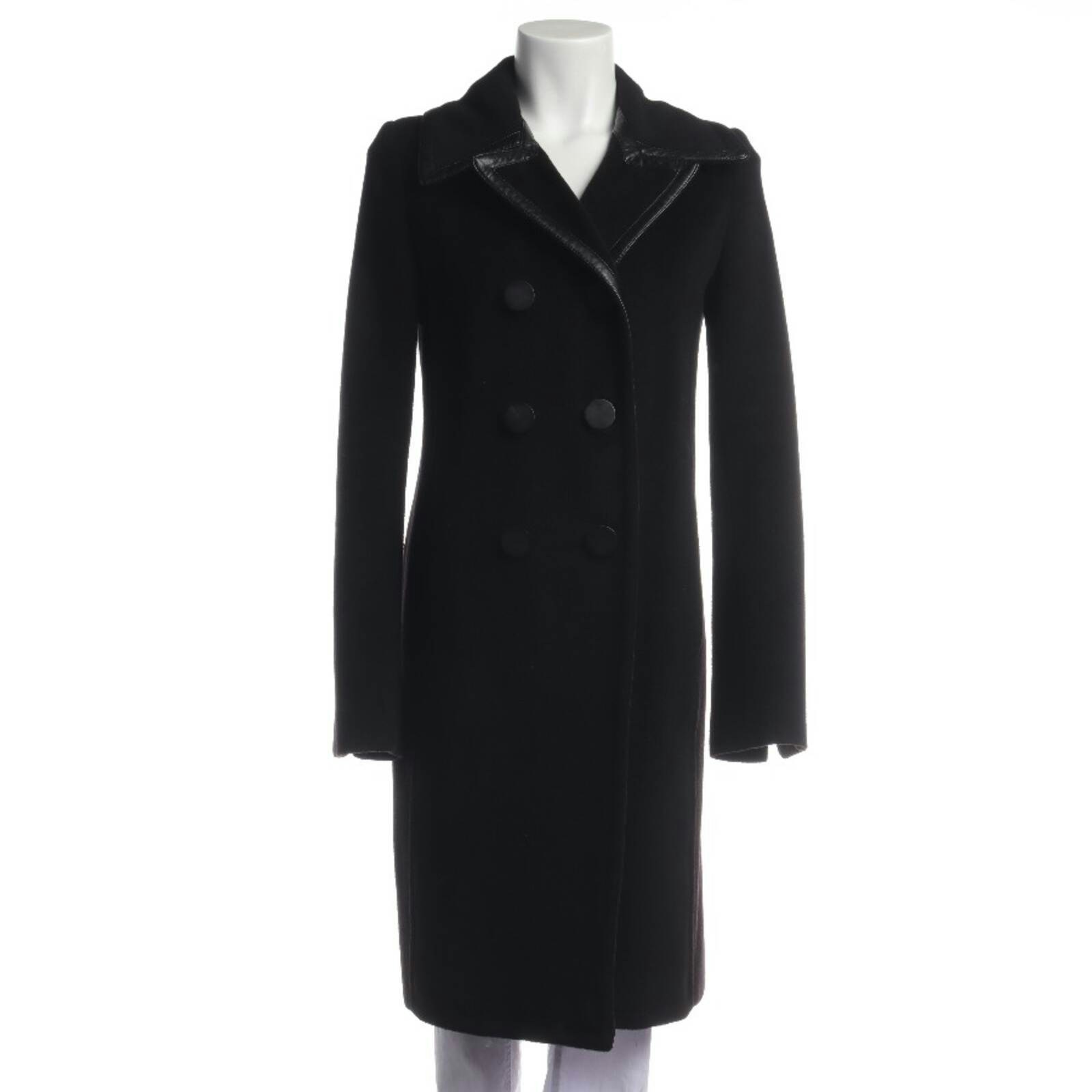 Image 1 of Mid-Season Coat 40 Black in color Black | Vite EnVogue