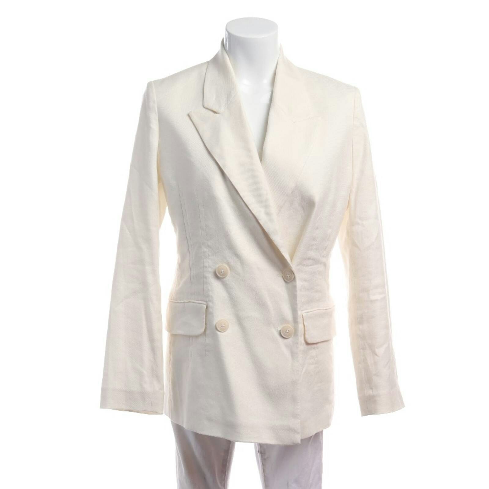 Image 1 of Blazer M Beige in color White | Vite EnVogue