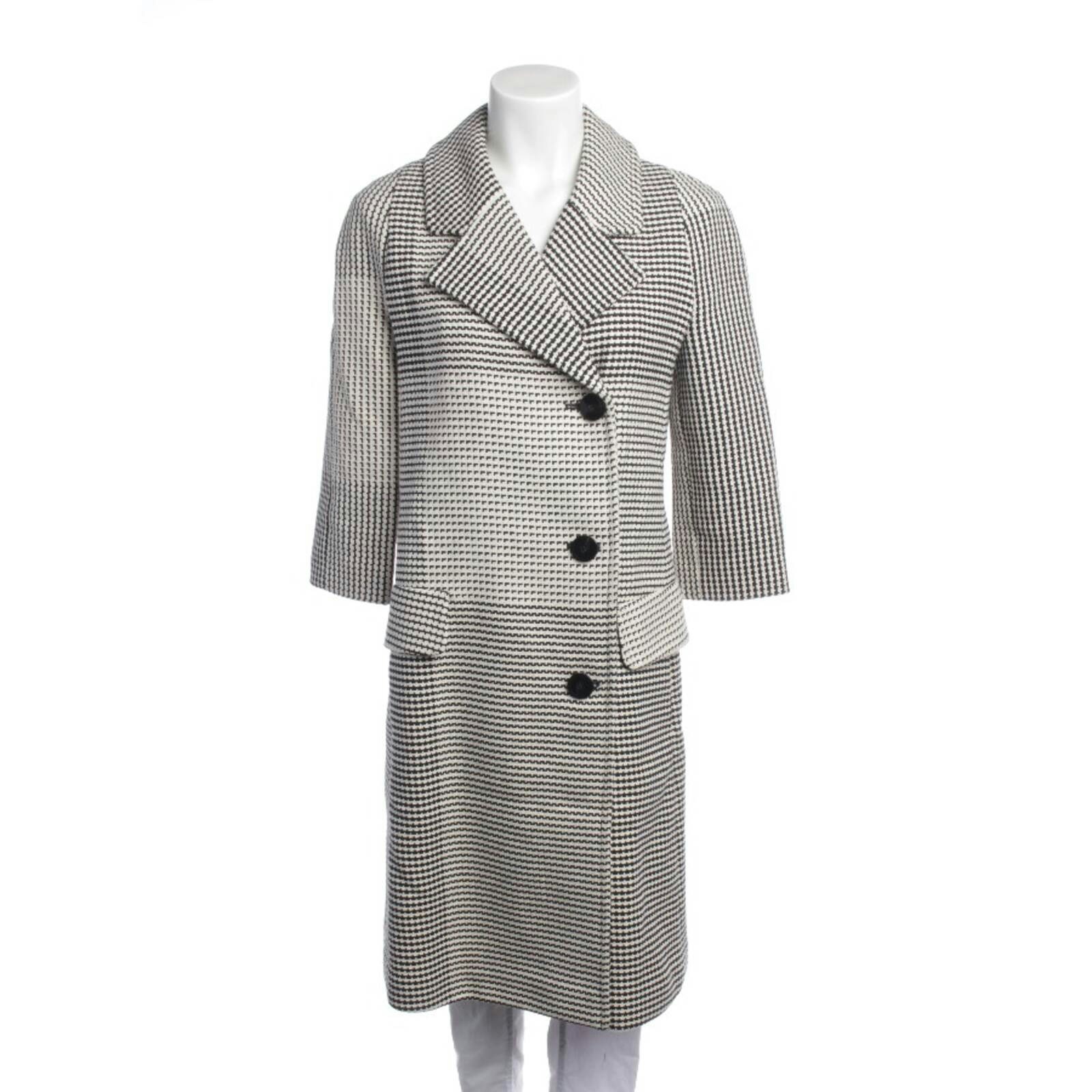 Image 1 of Mid-Season Coat 34 Beige in color White | Vite EnVogue