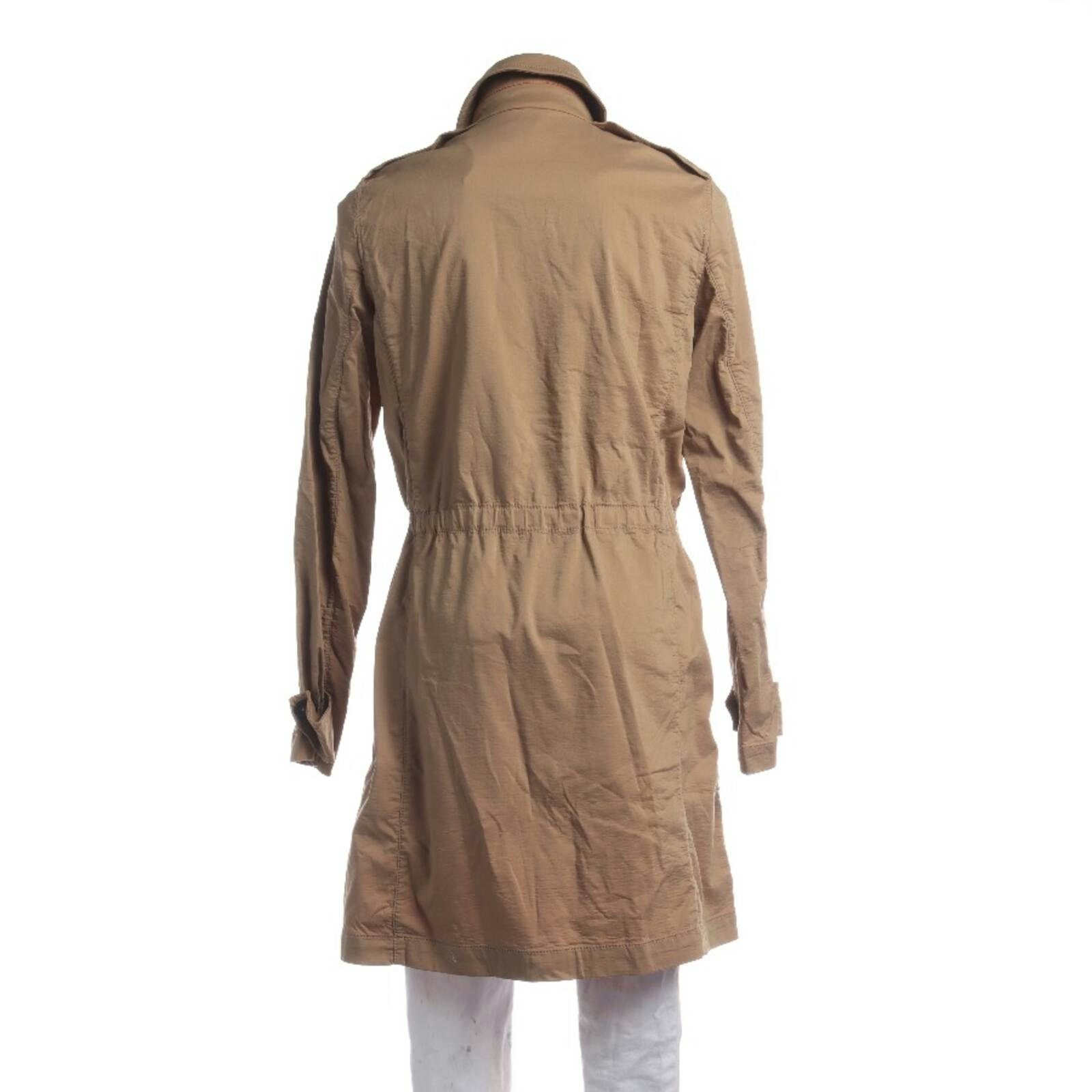 Image 2 of Mid-Season Coat 36 Light Brown in color Brown | Vite EnVogue