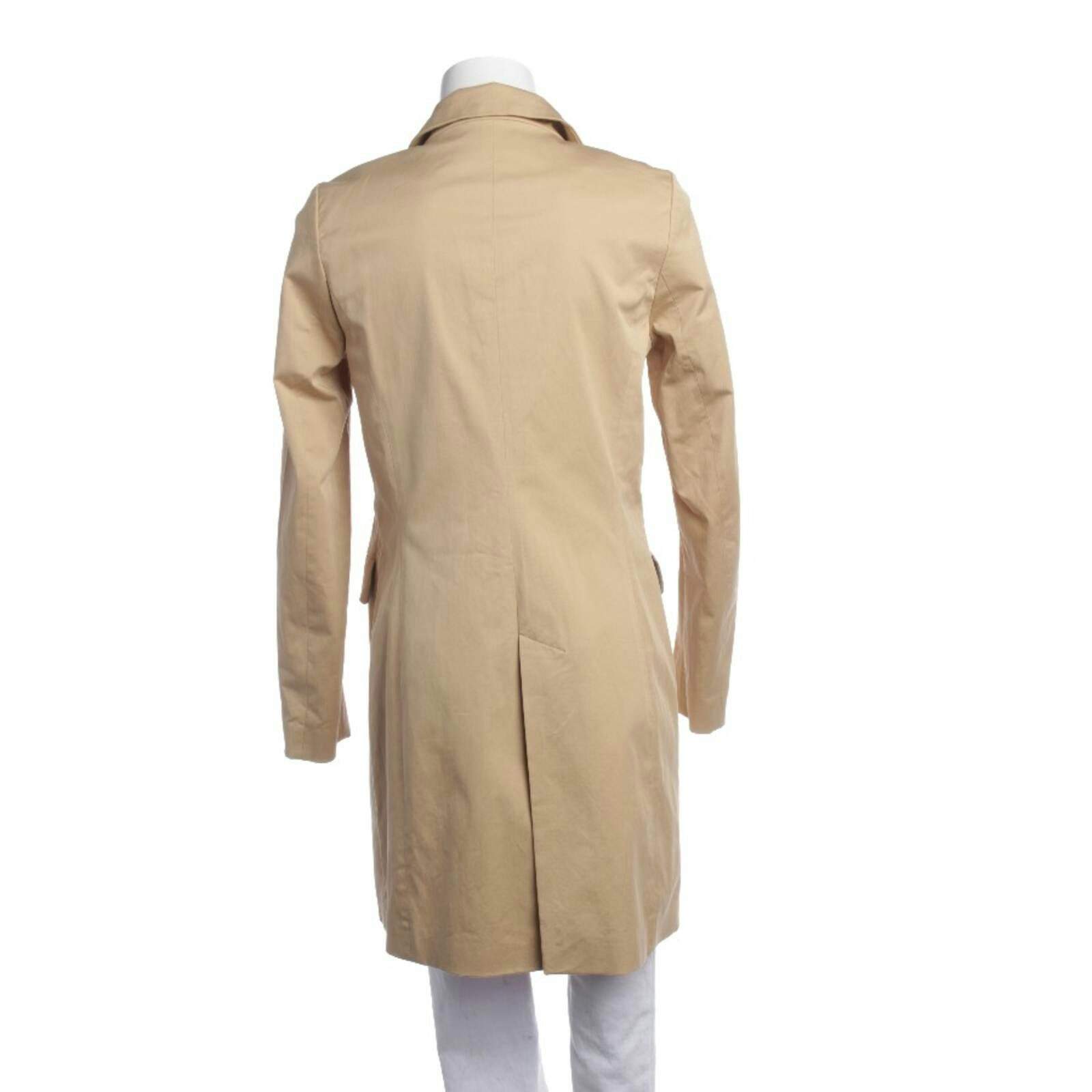 Image 2 of Mid-Season Coat XS Light Brown in color Brown | Vite EnVogue