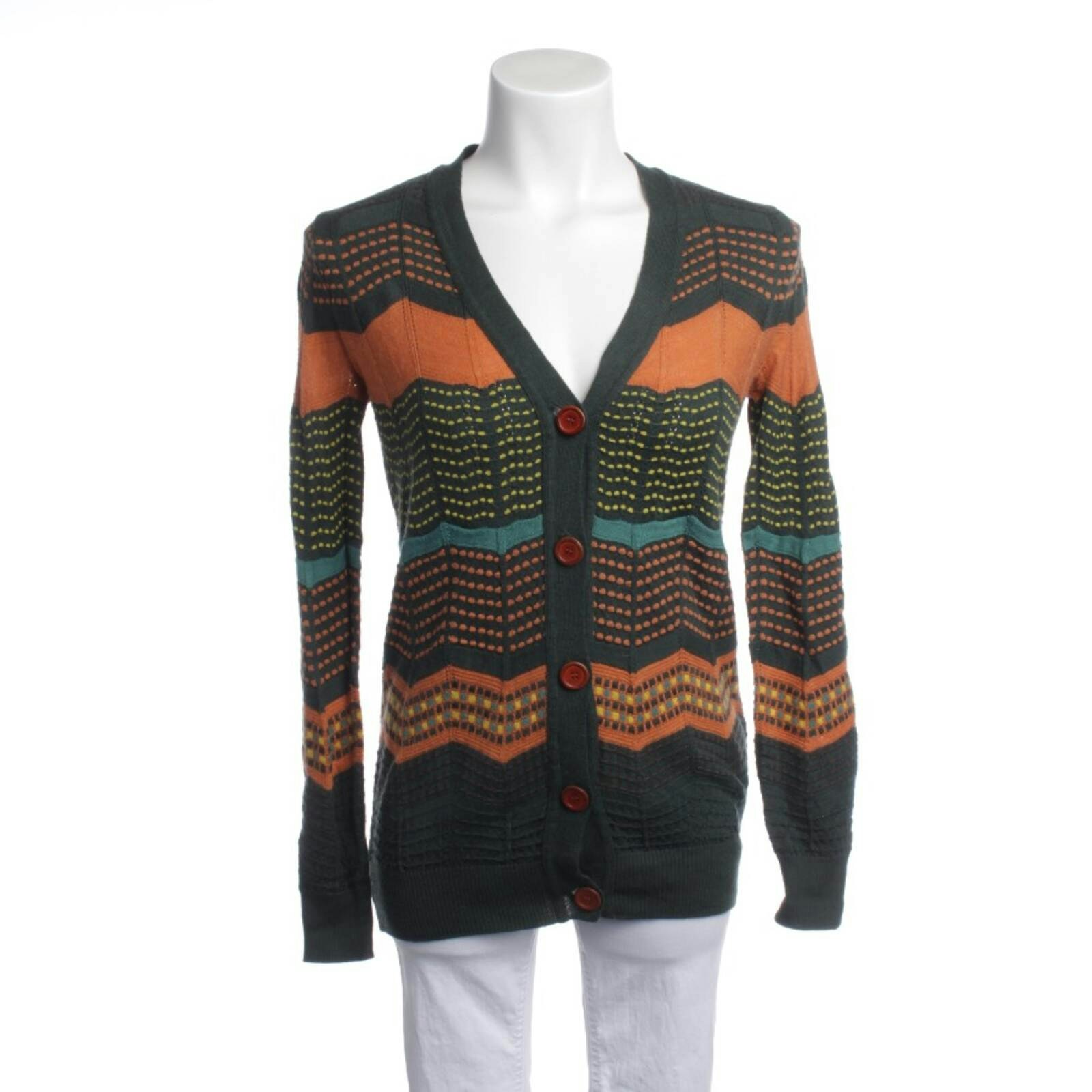 Image 1 of Cardigan 34 Green in color Green | Vite EnVogue