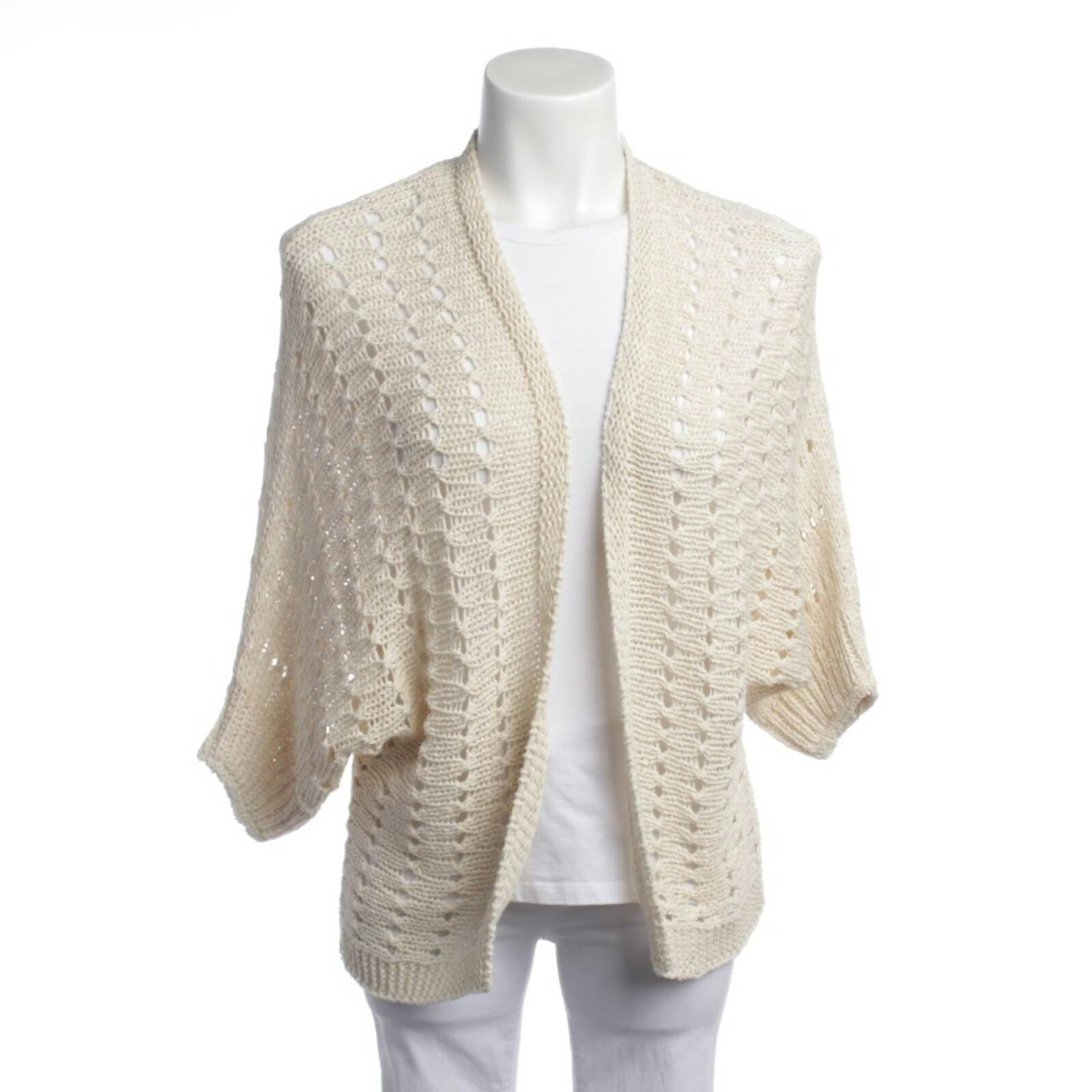 Image 1 of Cardigan 36 Beige in color White | Vite EnVogue