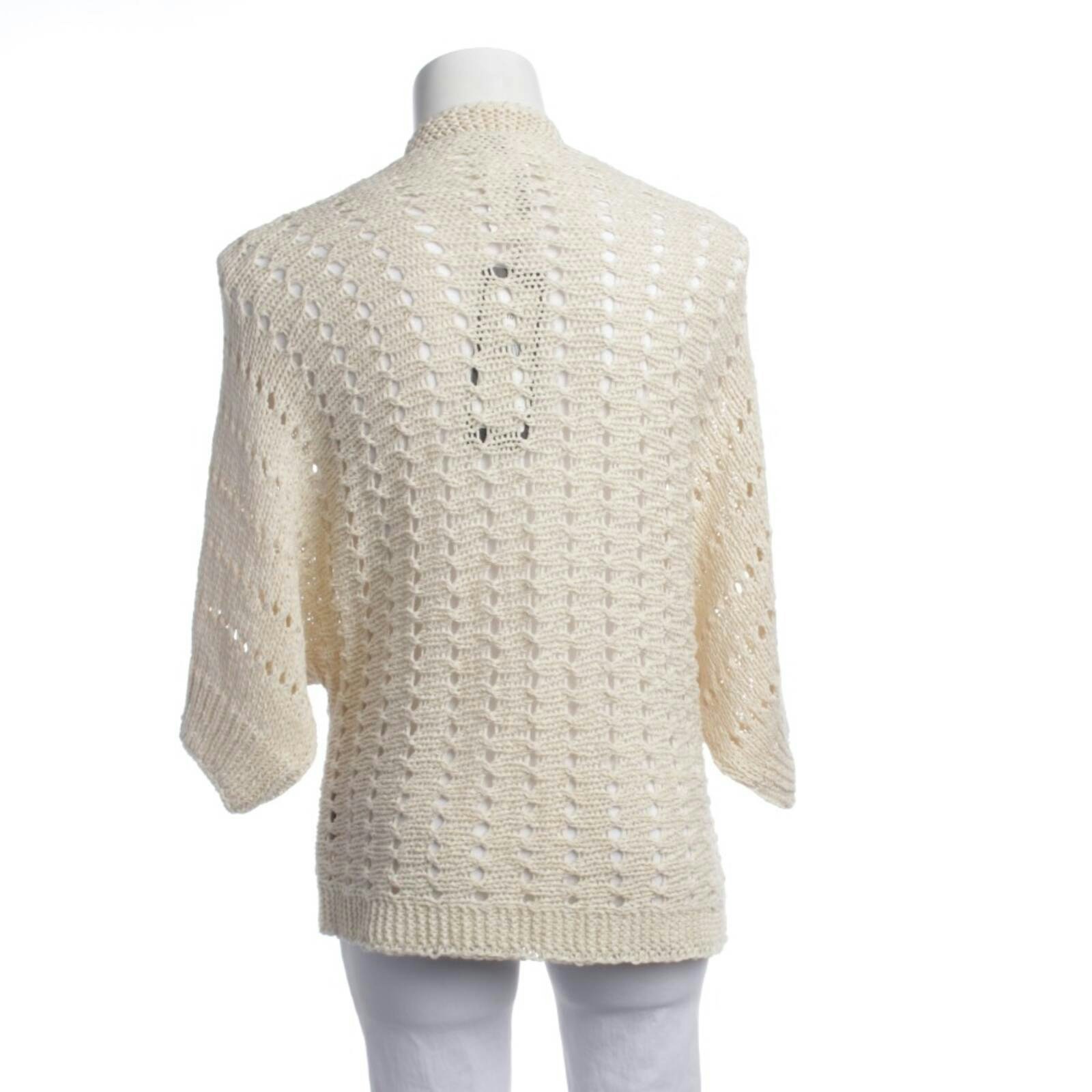 Image 2 of Cardigan 36 Beige in color White | Vite EnVogue