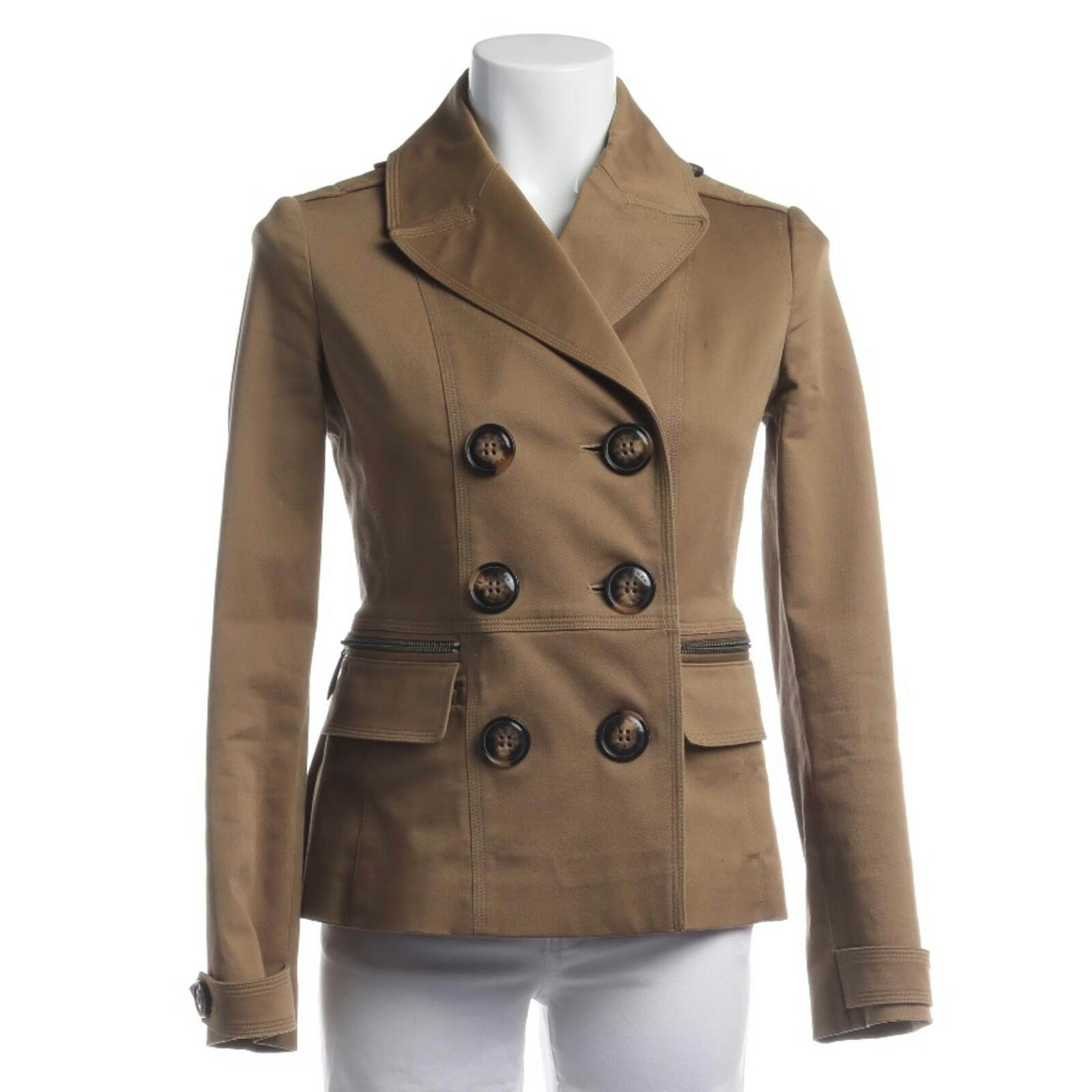 Image 1 of Mid-Season Jacket 34 Light Brown in color Brown | Vite EnVogue