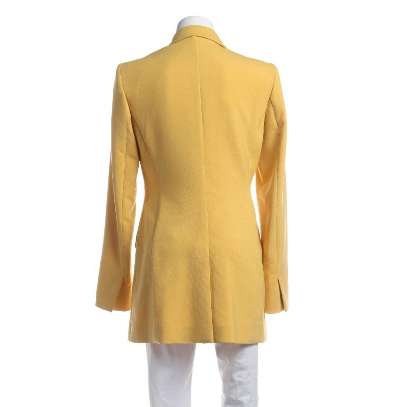 Image 2 of Mid-Season Coat 36 Yellow in color Yellow | Vite EnVogue