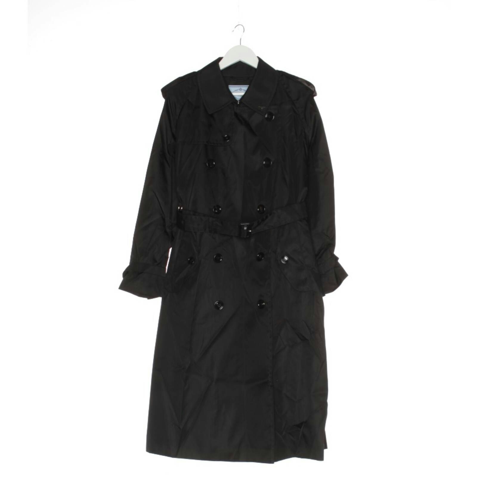 Image 1 of Mid-Season Coat 36 Black in color Black | Vite EnVogue