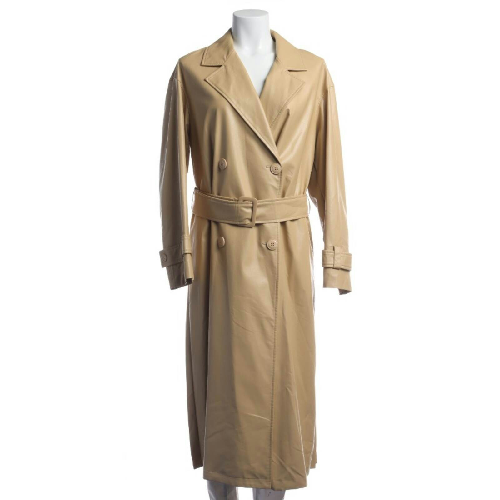 Image 1 of Mid-Season Coat 38 Light Brown in color Brown | Vite EnVogue