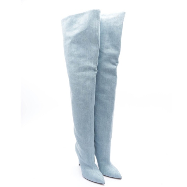 Image 1 of Over-The-Knee Boots EUR 37 Light Blue | Vite EnVogue