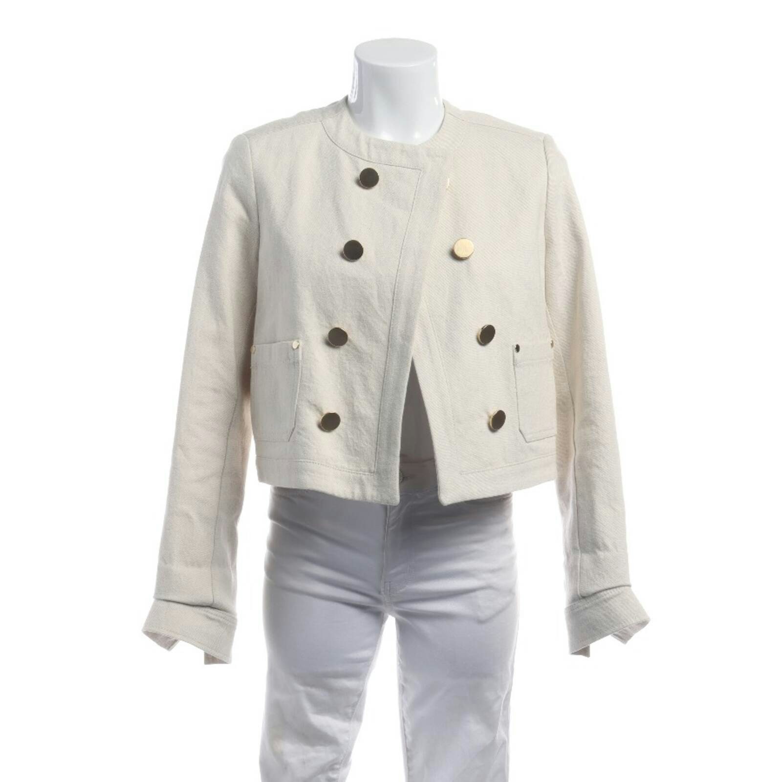 Image 1 of Summer Jacket 34 Beige in color White | Vite EnVogue