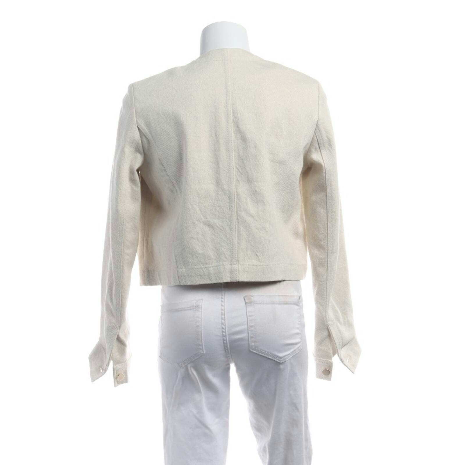 Image 2 of Summer Jacket 34 Beige in color White | Vite EnVogue