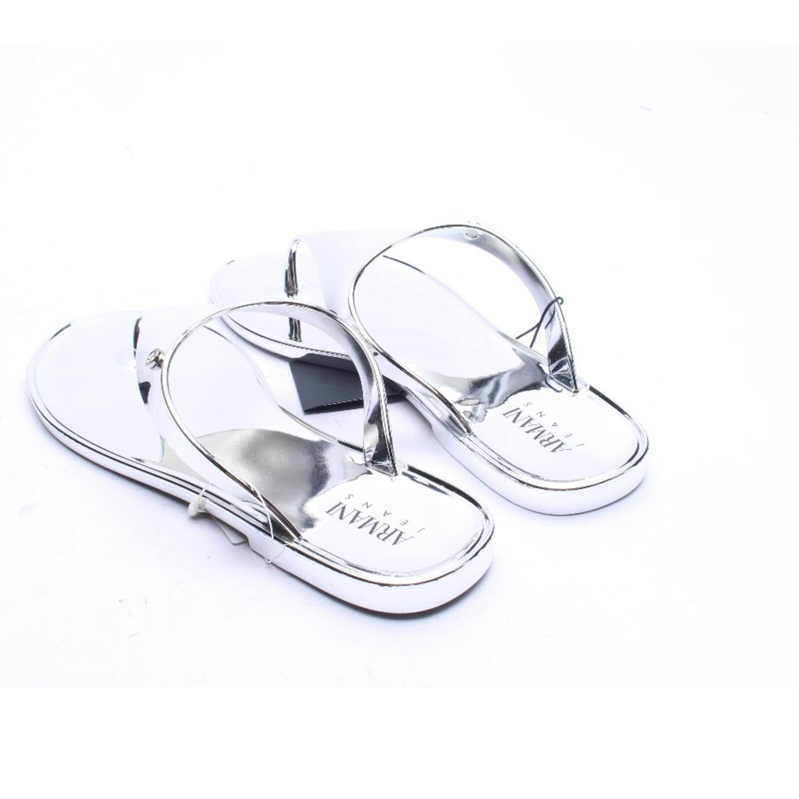 Image 2 of Sandals EUR38 Silver in color Metallic | Vite EnVogue