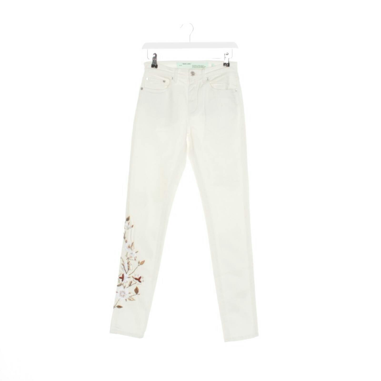 Image 1 of Straight Fit Jeans W26 White in color White | Vite EnVogue