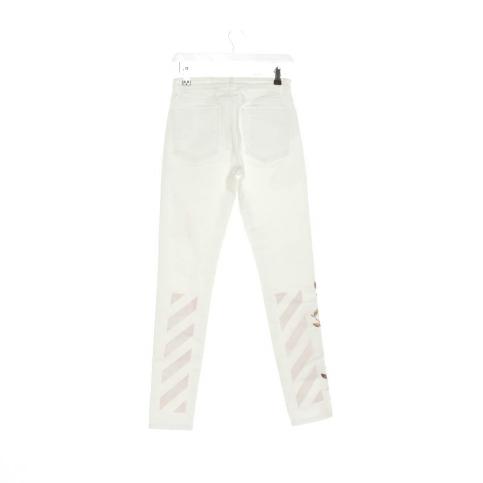 Image 2 of Straight Fit Jeans W26 White in color White | Vite EnVogue