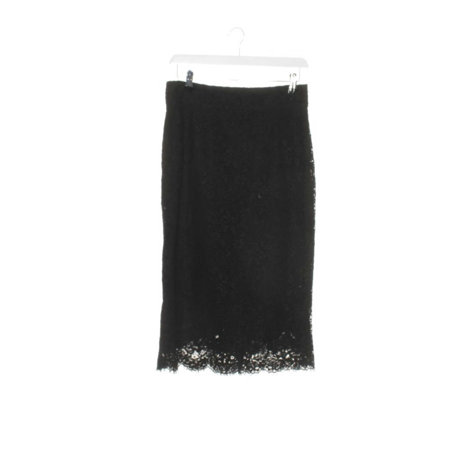 Image 1 of Skirt 36 Black in color Black | Vite EnVogue