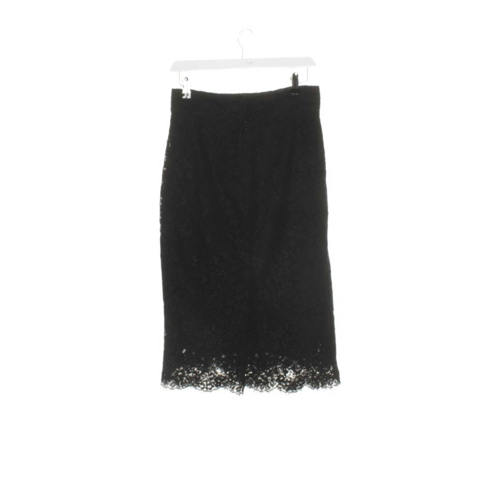 Image 2 of Skirt 36 Black in color Black | Vite EnVogue