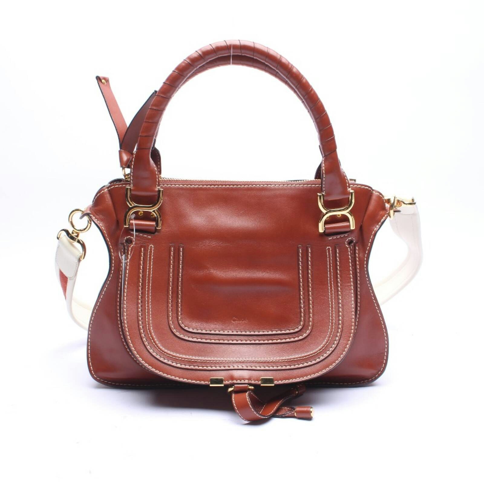 Image 1 of Marcie Tote Bag Medium Handbag Brown in color Brown | Vite EnVogue